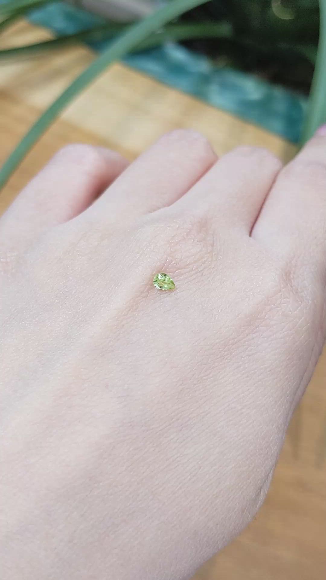 0.16 Ct. Peridot Size Video