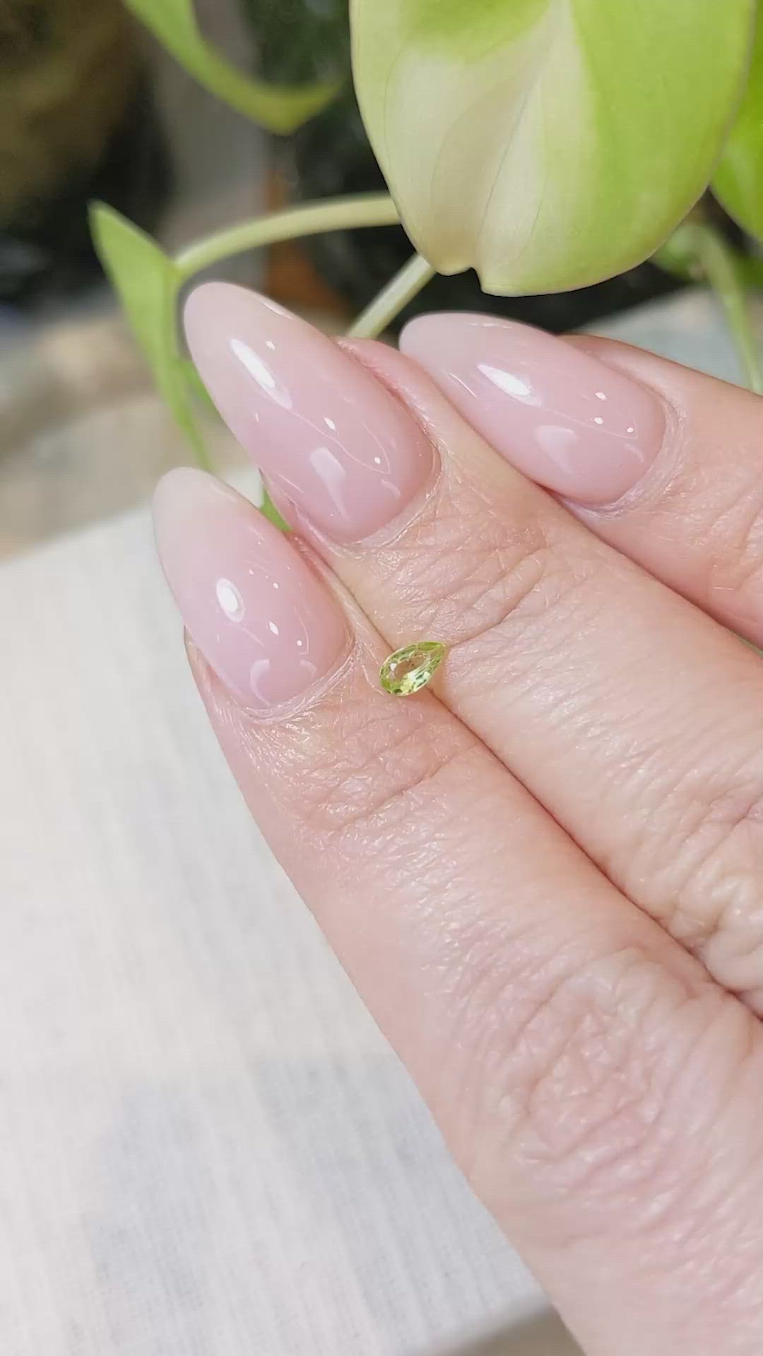 0.16 Ct. Peridot Size Video