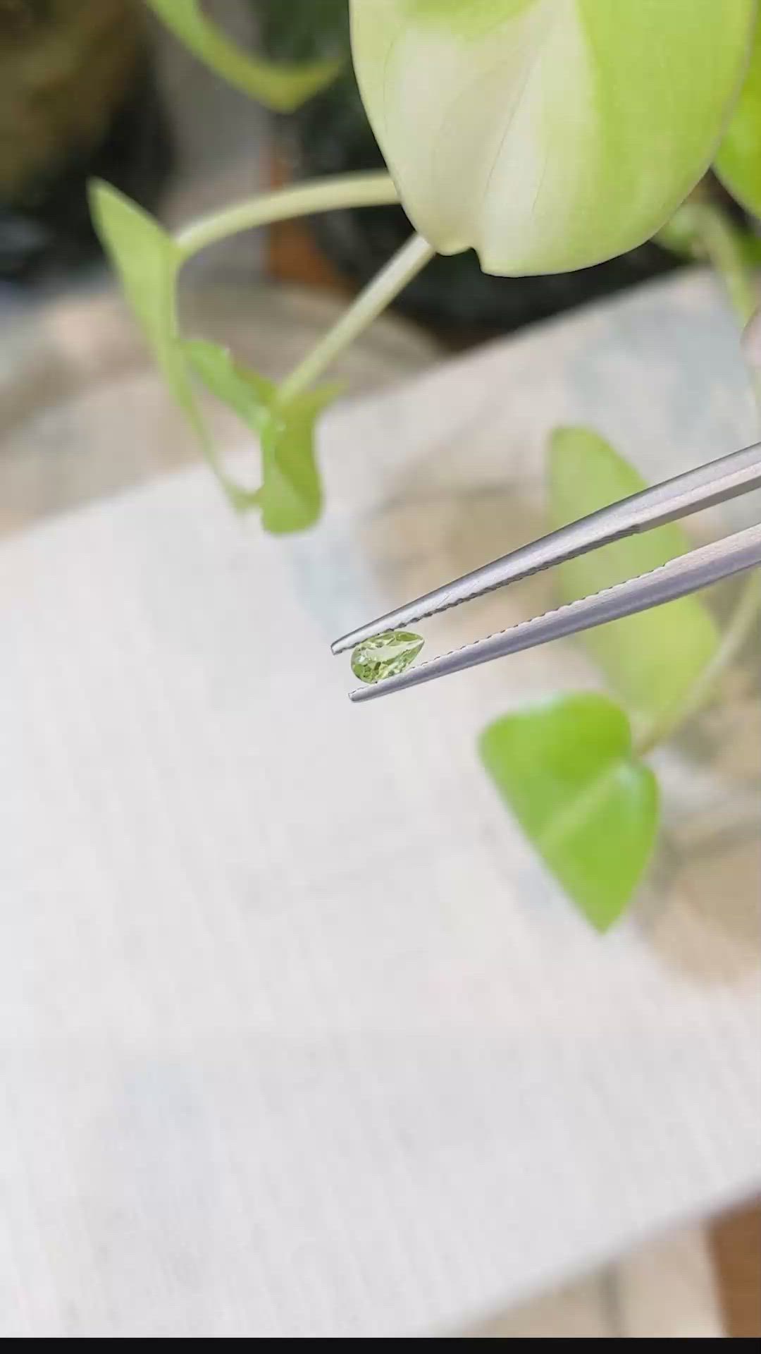 0.16 Ct. Peridot Size Video
