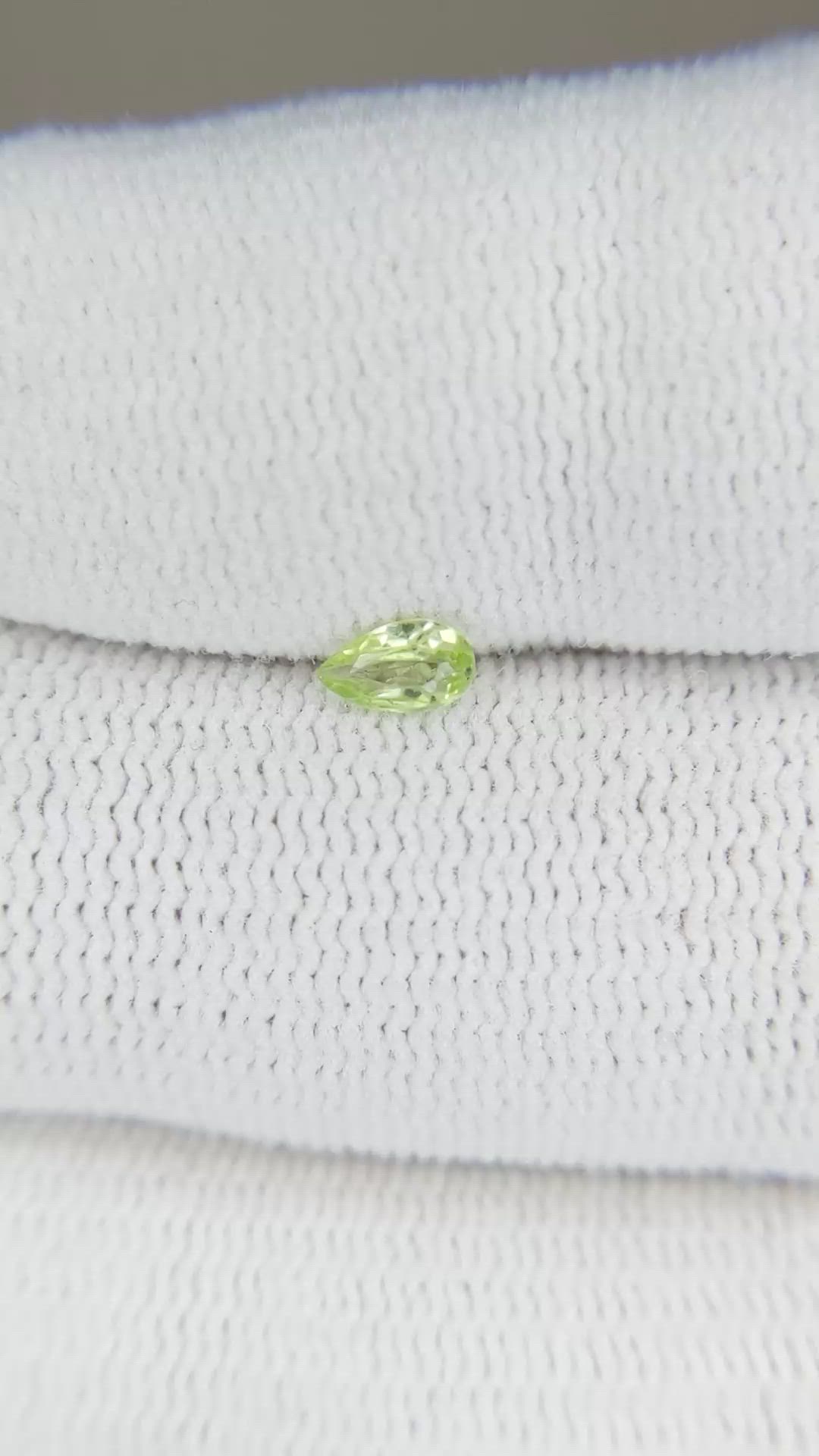 0.16 Ct. Peridot Size Video