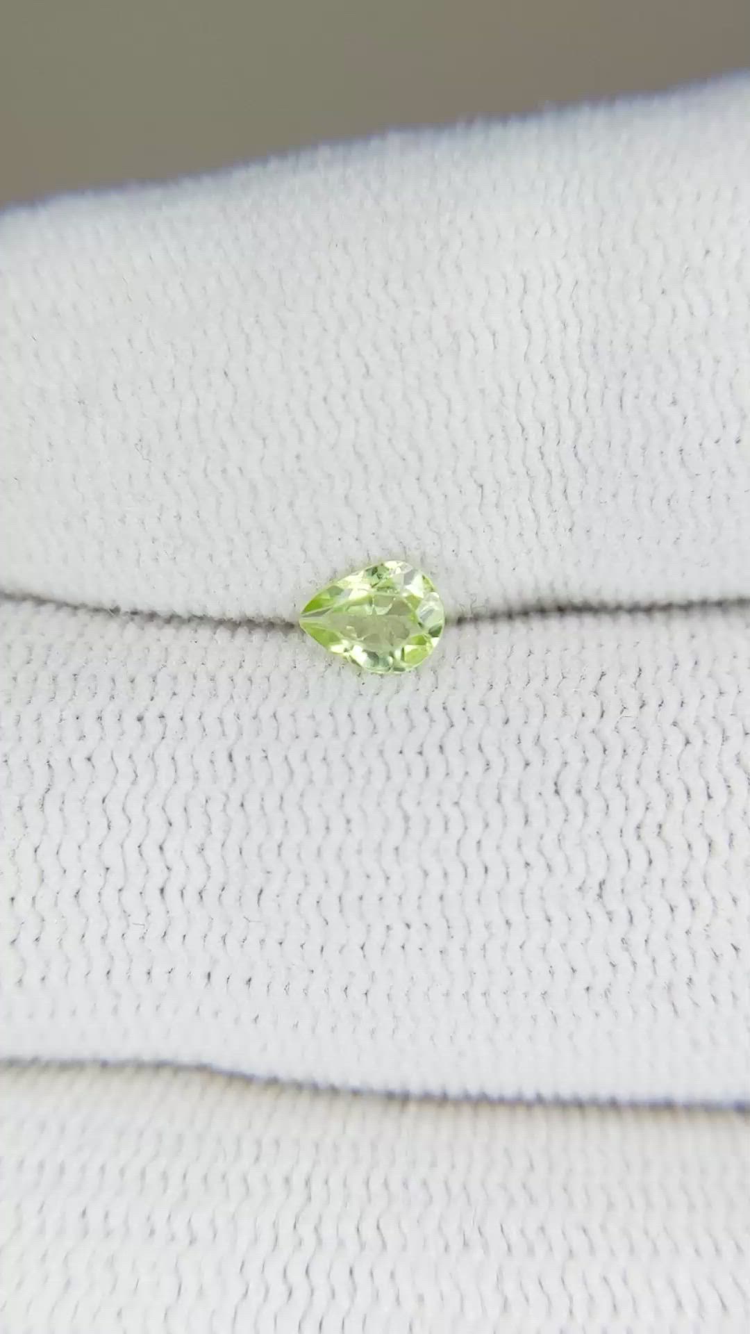 0.24 Ct. Peridot Size Video
