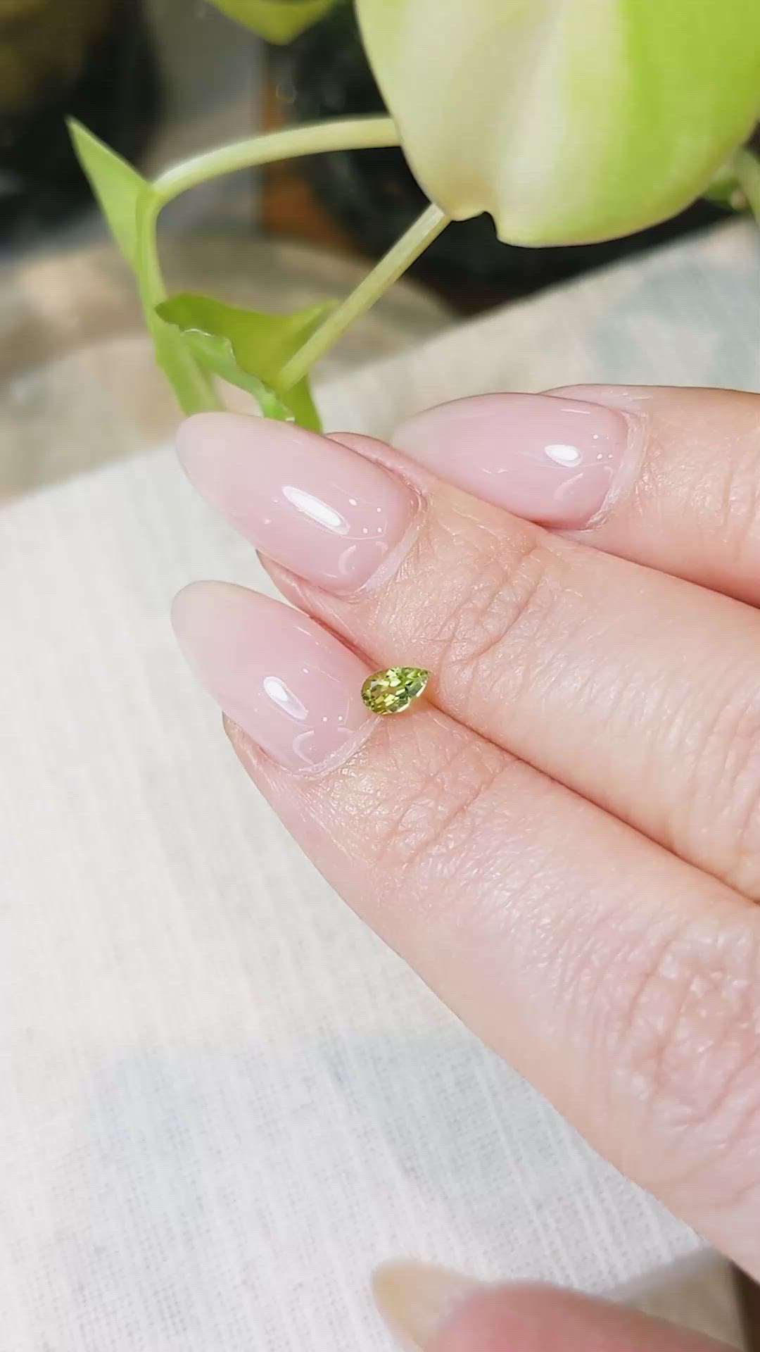 0.22 Ct. Peridot Size Video