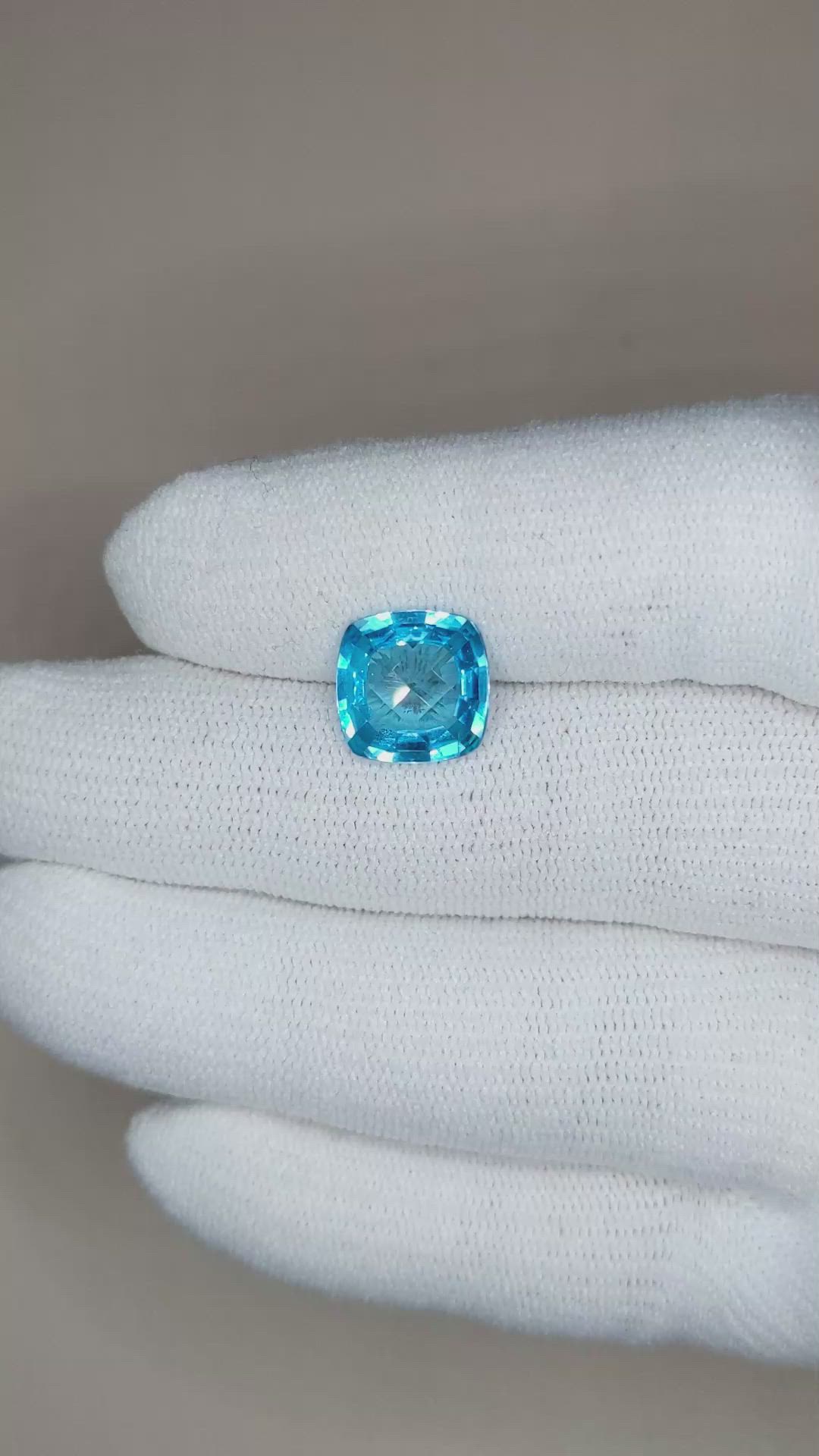 4.32 Ct. Topaz from Ceylon (Sri Lanka) Size Video