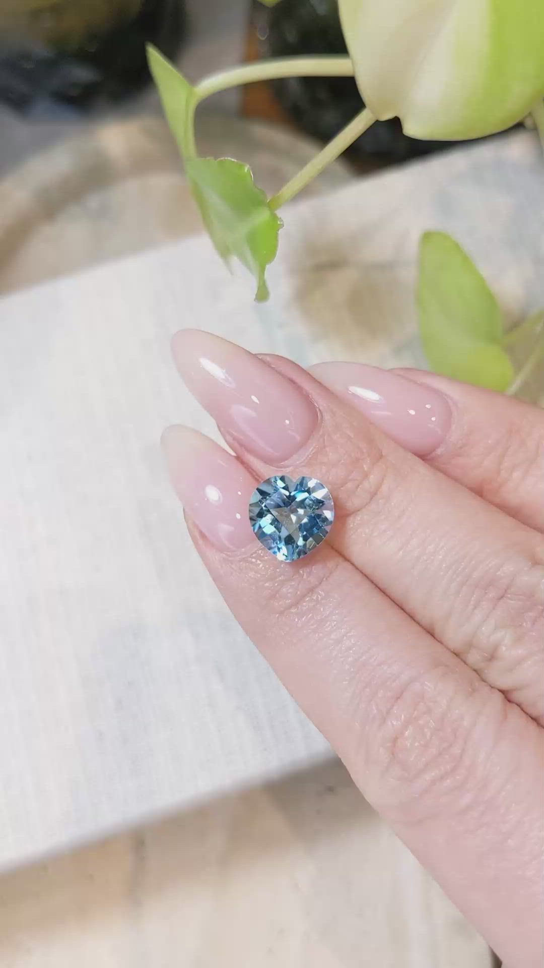 4.36 Ct. Topaz from Ceylon (Sri Lanka) Size Video