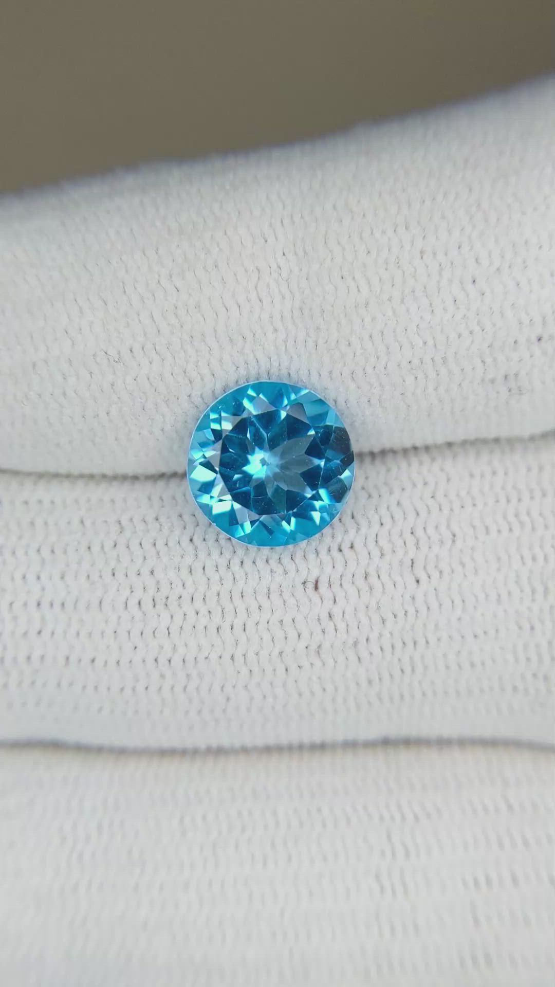 3.11 Ct. Topaz from Ceylon (Sri Lanka) Size Video