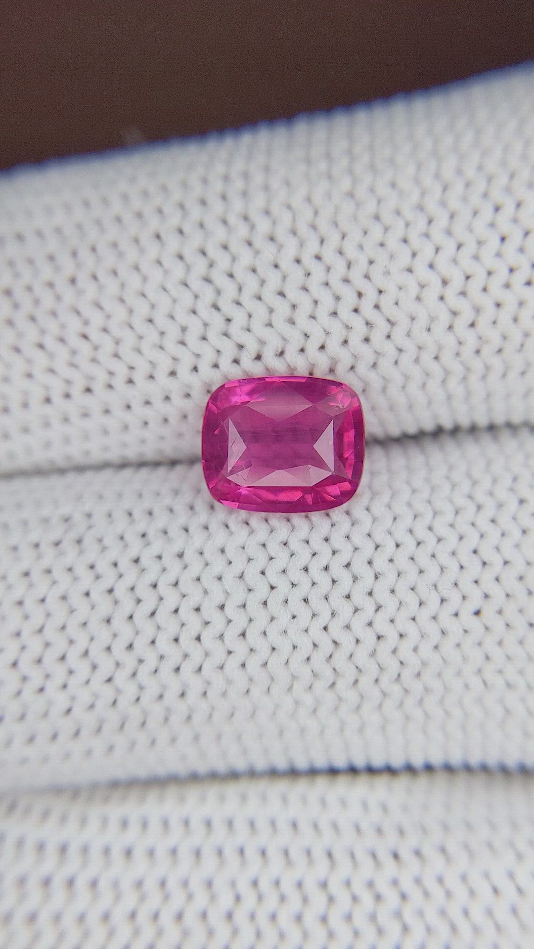 1.94 Ct. Spinel from Tanzania Size Video