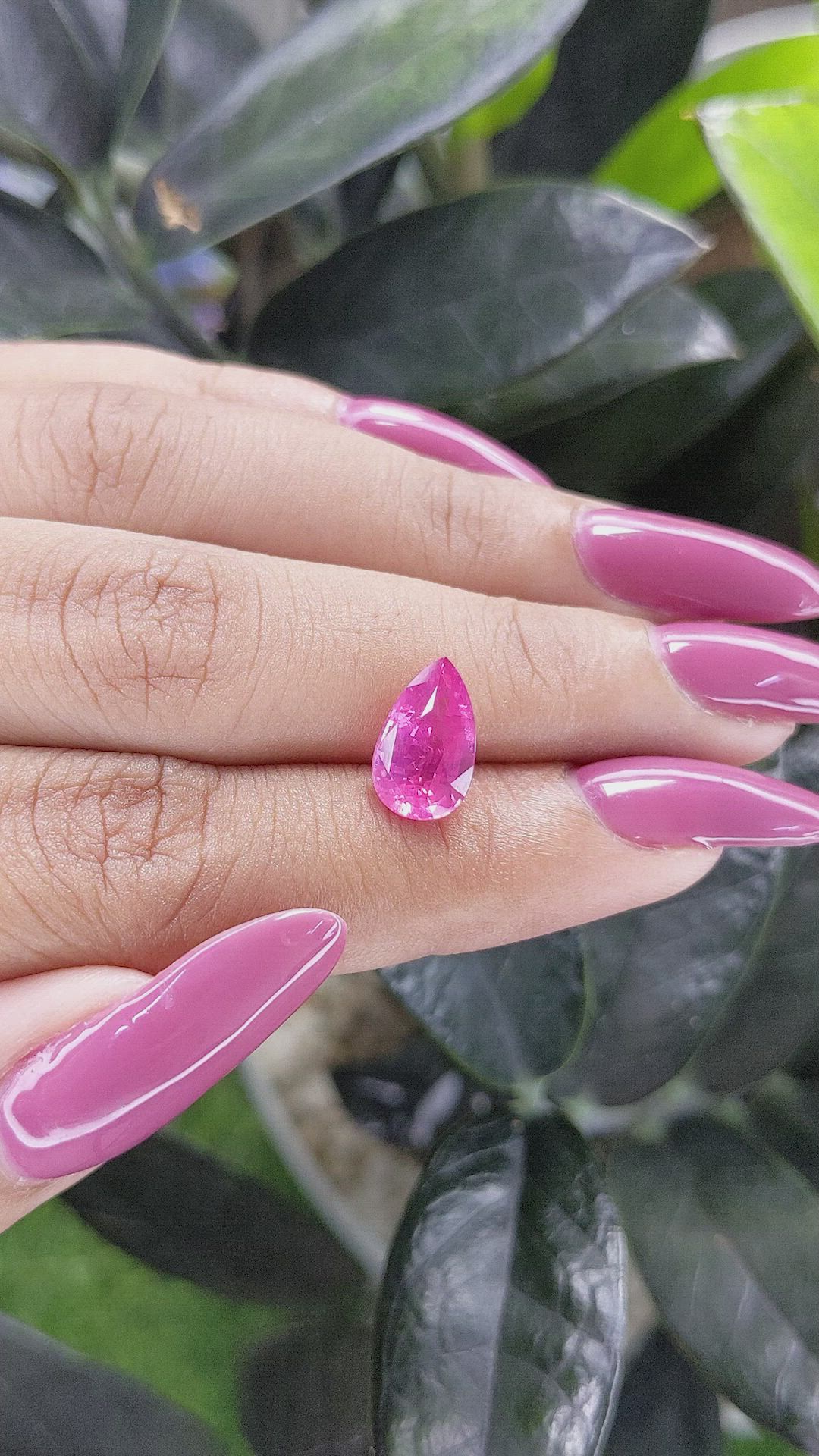 3.06 Ct. Spinel from Tanzania Size Video