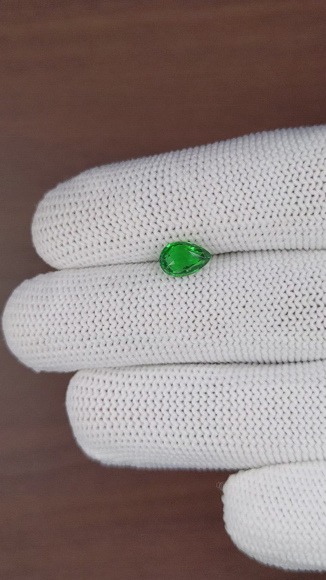 1.58 Ct. Tsavorite Garnet from Tanzania Size Video