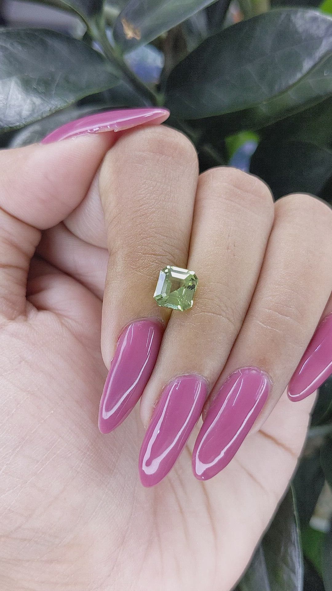 2.09 Ct. Chrysoberyl from Tanzania Size Video