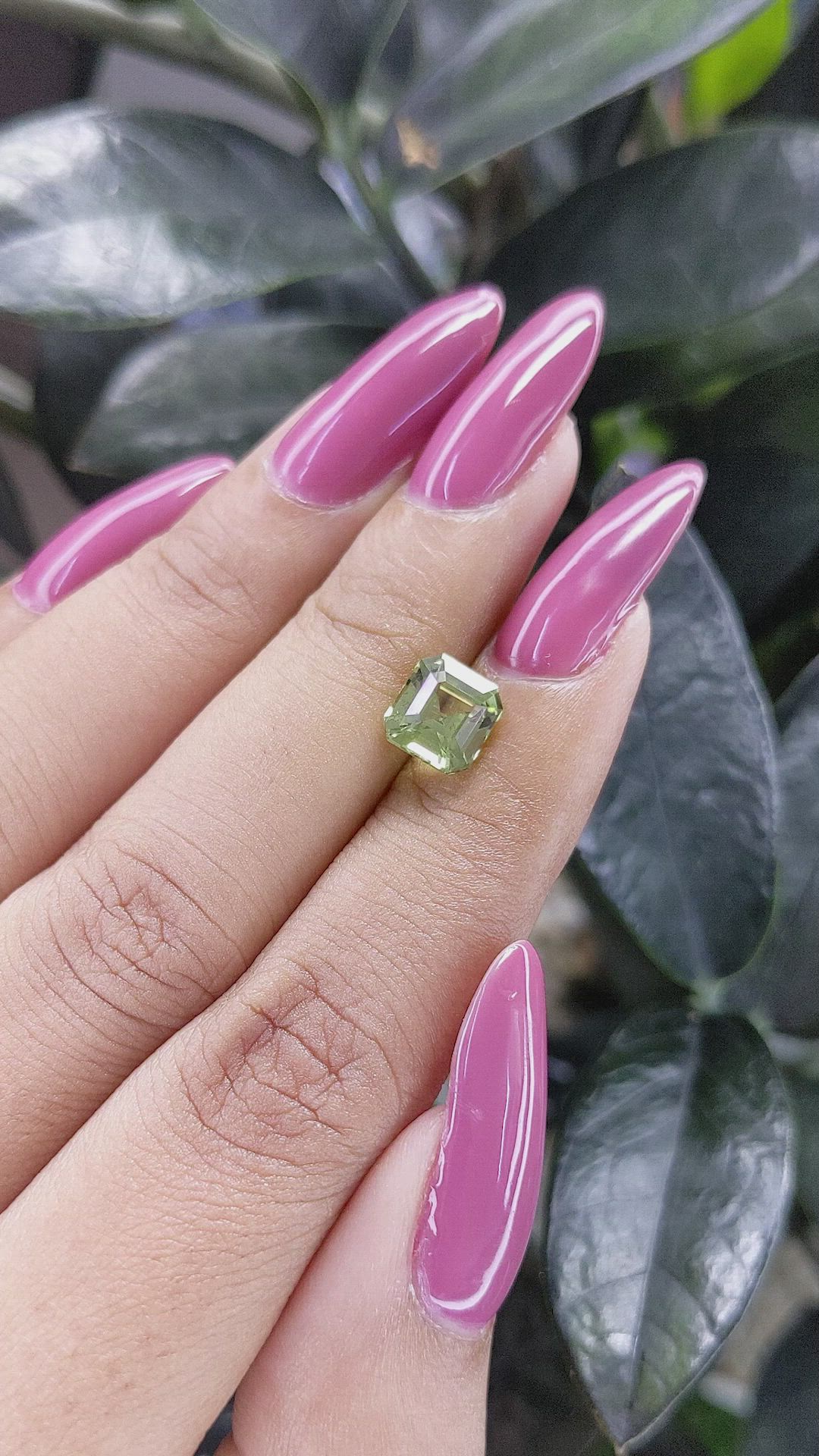 2.09 Ct. Chrysoberyl from Tanzania Size Video