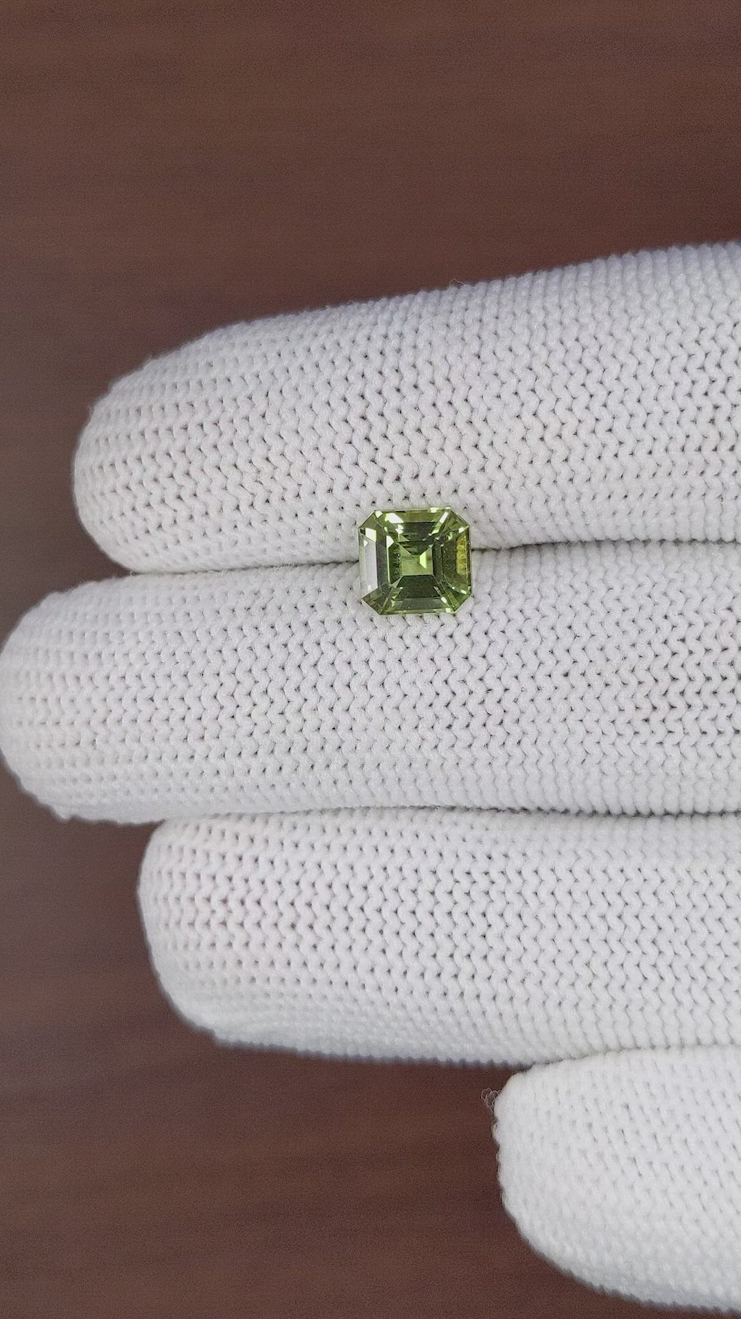 2.09 Ct. Chrysoberyl from Tanzania Size Video