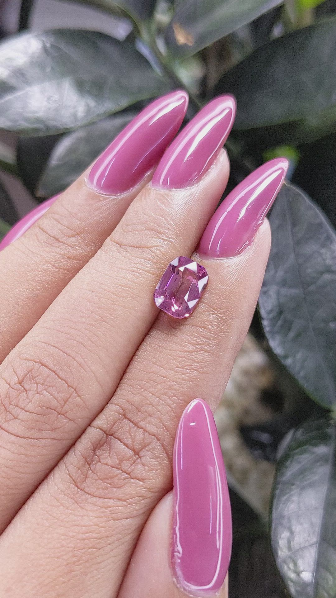 2.07 Ct. Spinel from Ceylon (Sri Lanka) Size Video