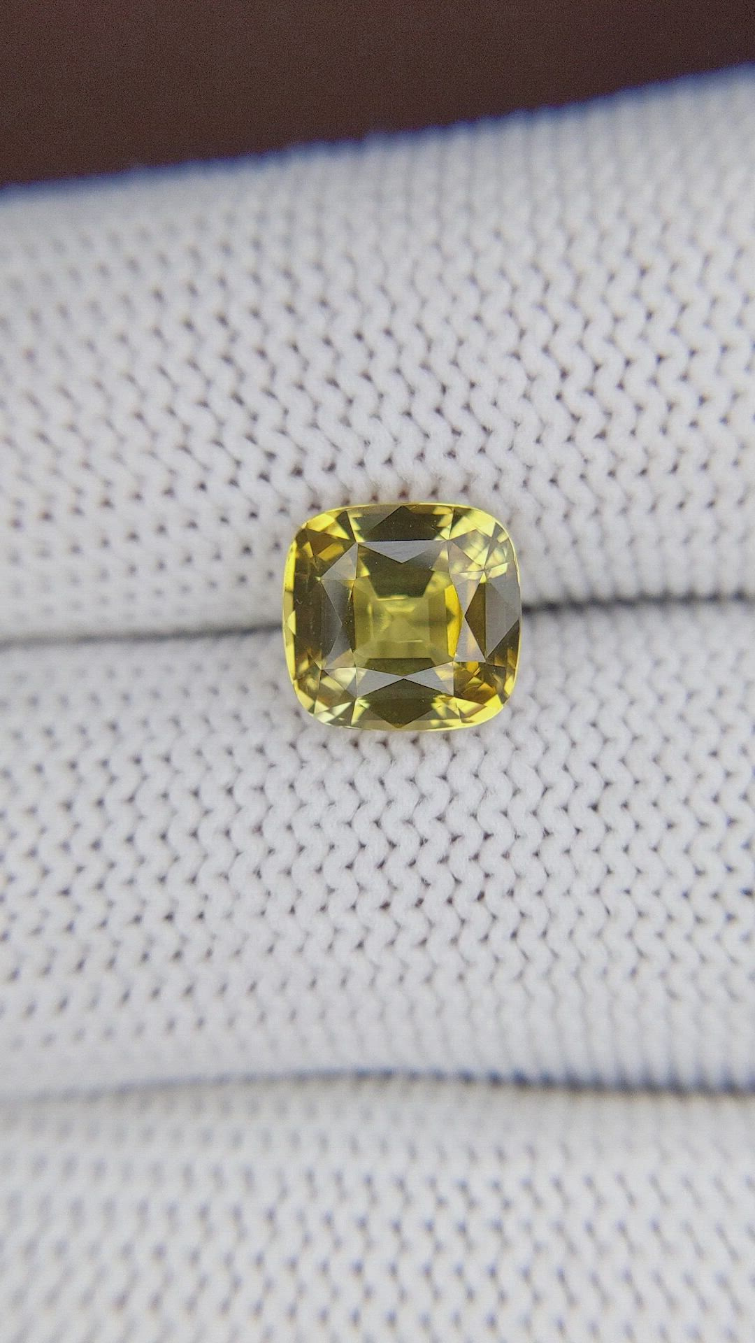 3.00 Ct. Chrysoberyl from Madagascar Size Video