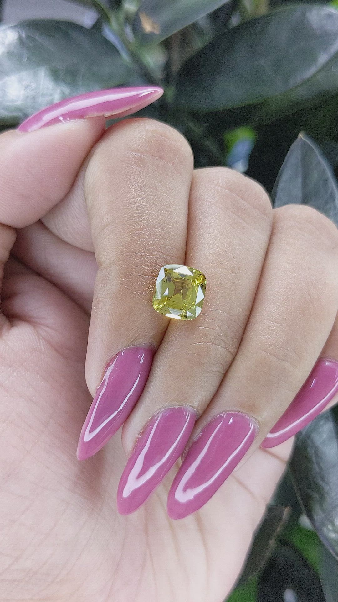 3.00 Ct. Chrysoberyl from Madagascar Size Video