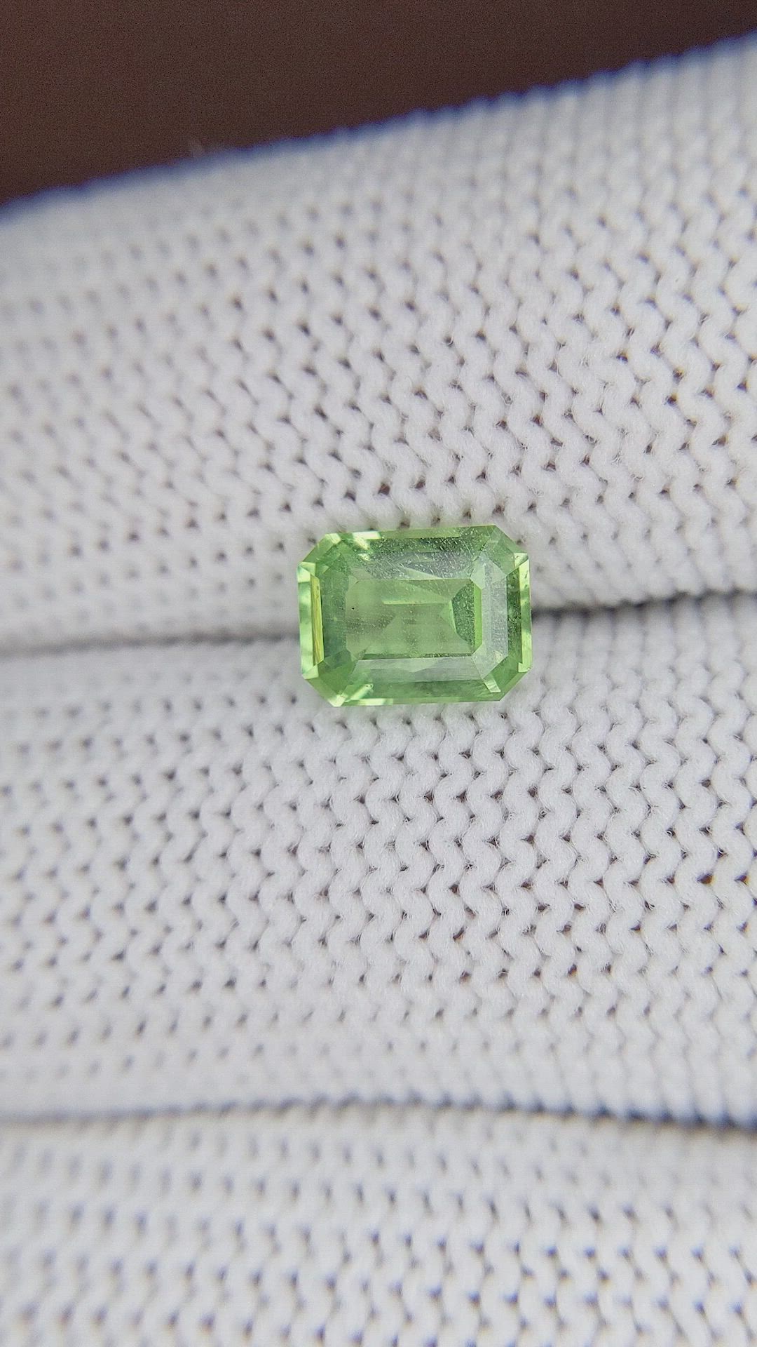 1.53 Ct. Tsavorite Garnet from Tanzania Size Video
