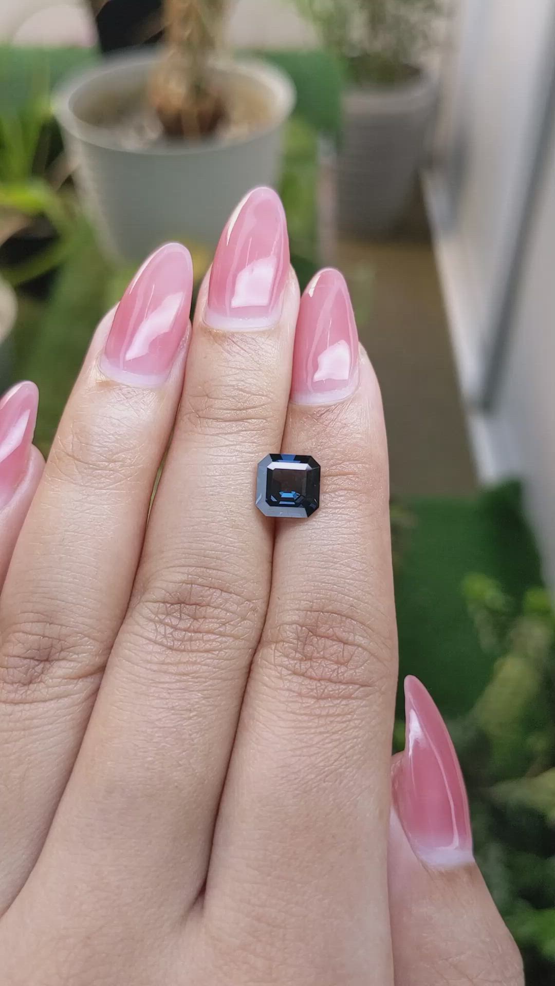 2.03 Ct. Cobalt Spinel from Ceylon (Sri Lanka) Size Video