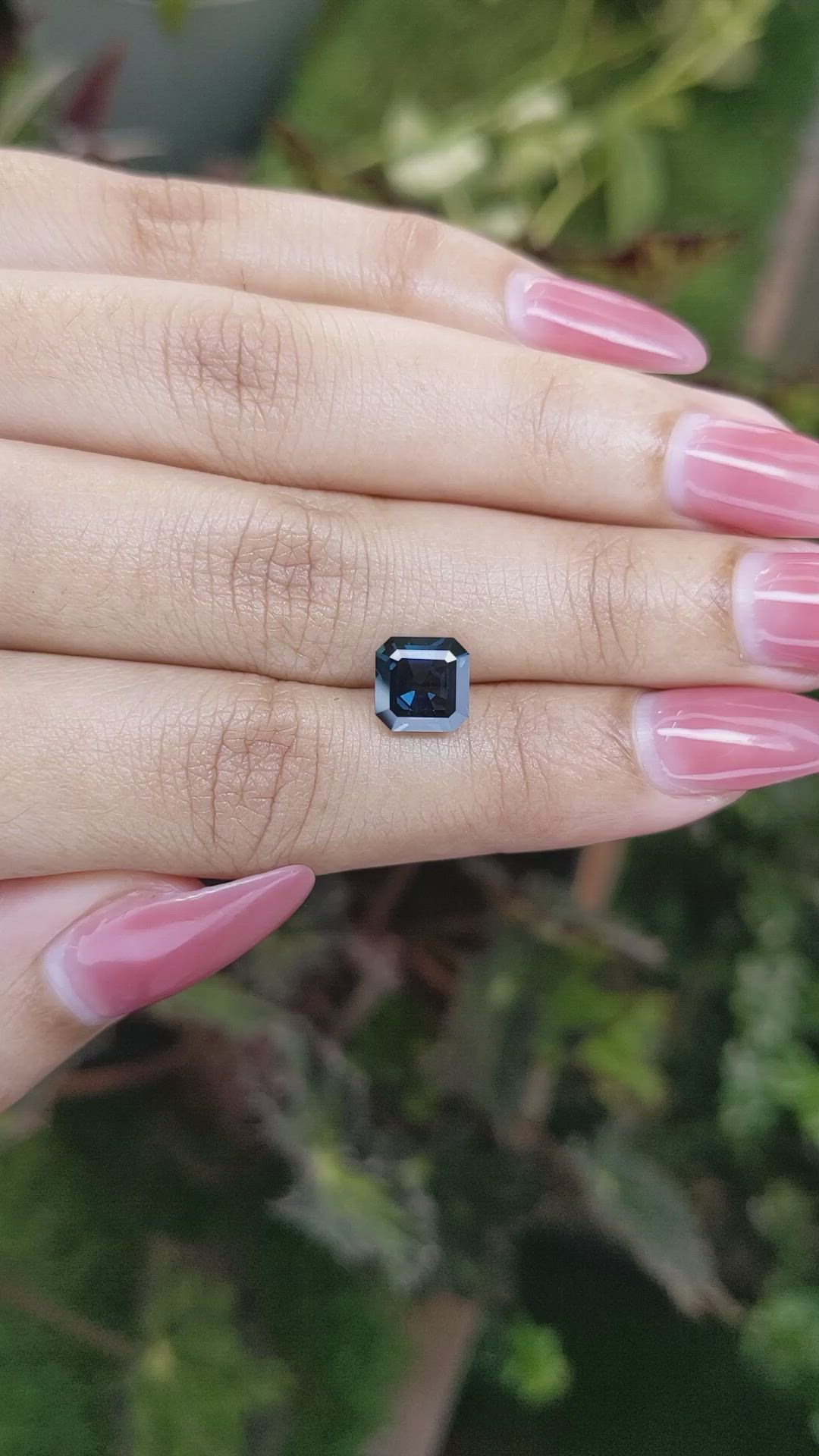 2.03 Ct. Cobalt Spinel from Ceylon (Sri Lanka) Size Video