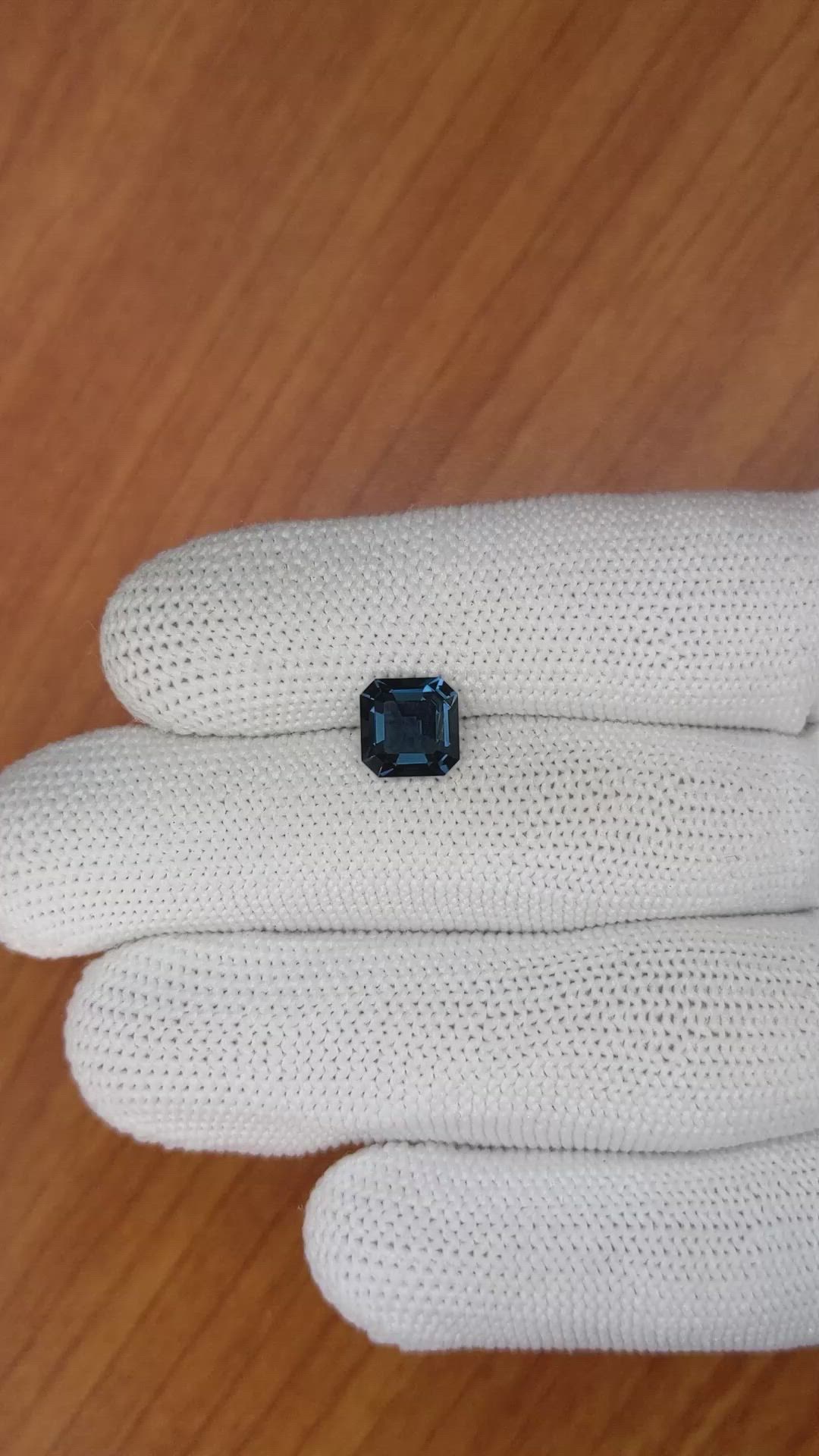 2.03 Ct. Cobalt Spinel from Ceylon (Sri Lanka) Size Video