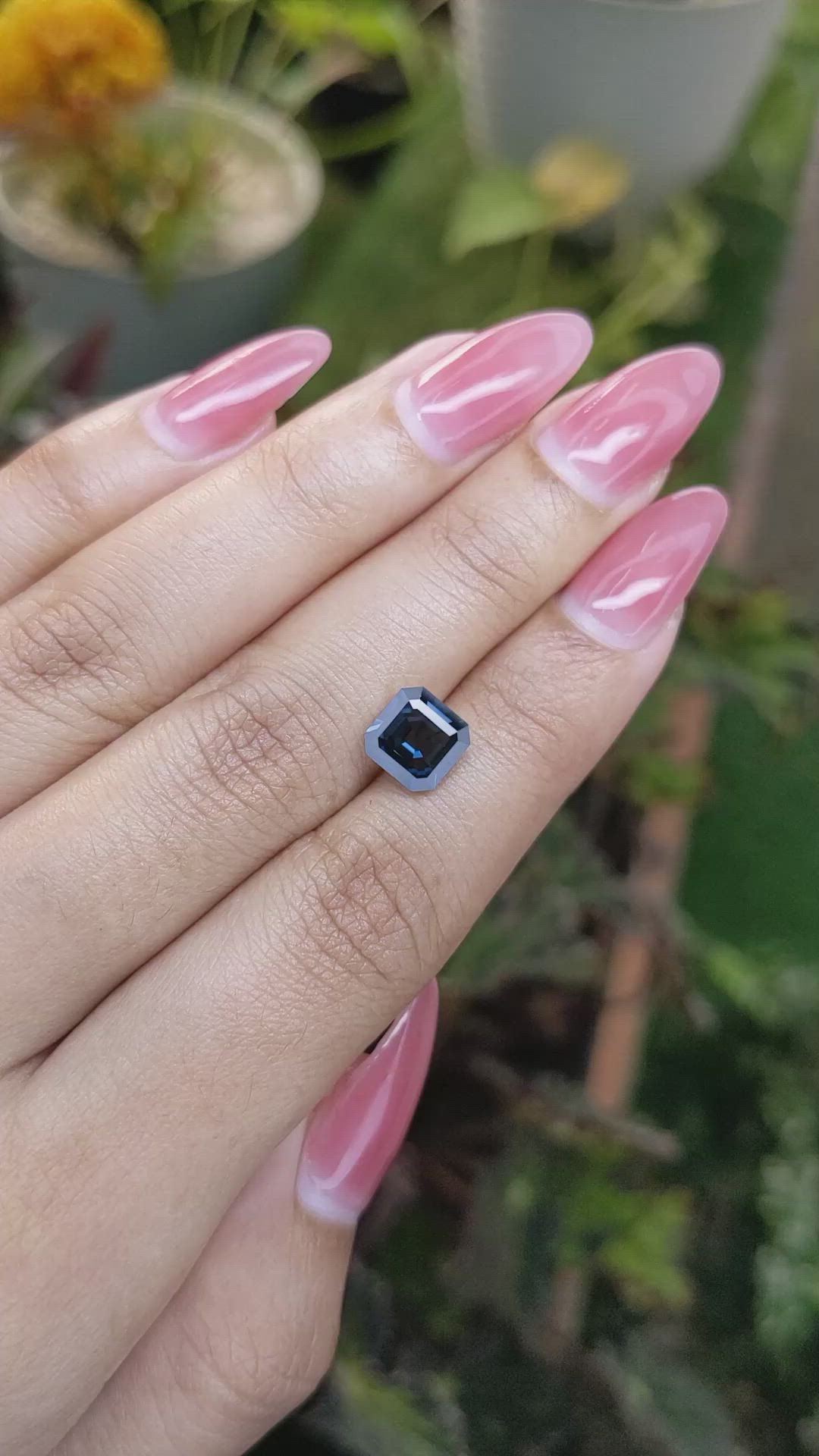 2.03 Ct. Cobalt Spinel from Ceylon (Sri Lanka) Size Video