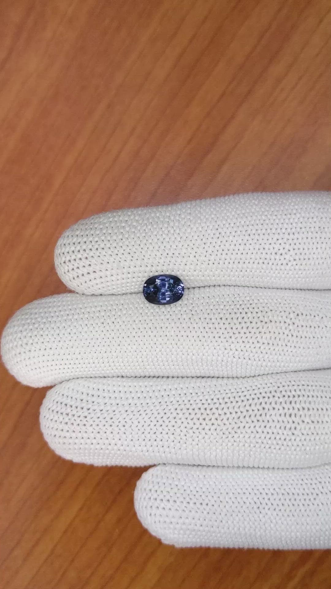 1.16 Ct. Cobalt Spinel from Ceylon (Sri Lanka) Size Video