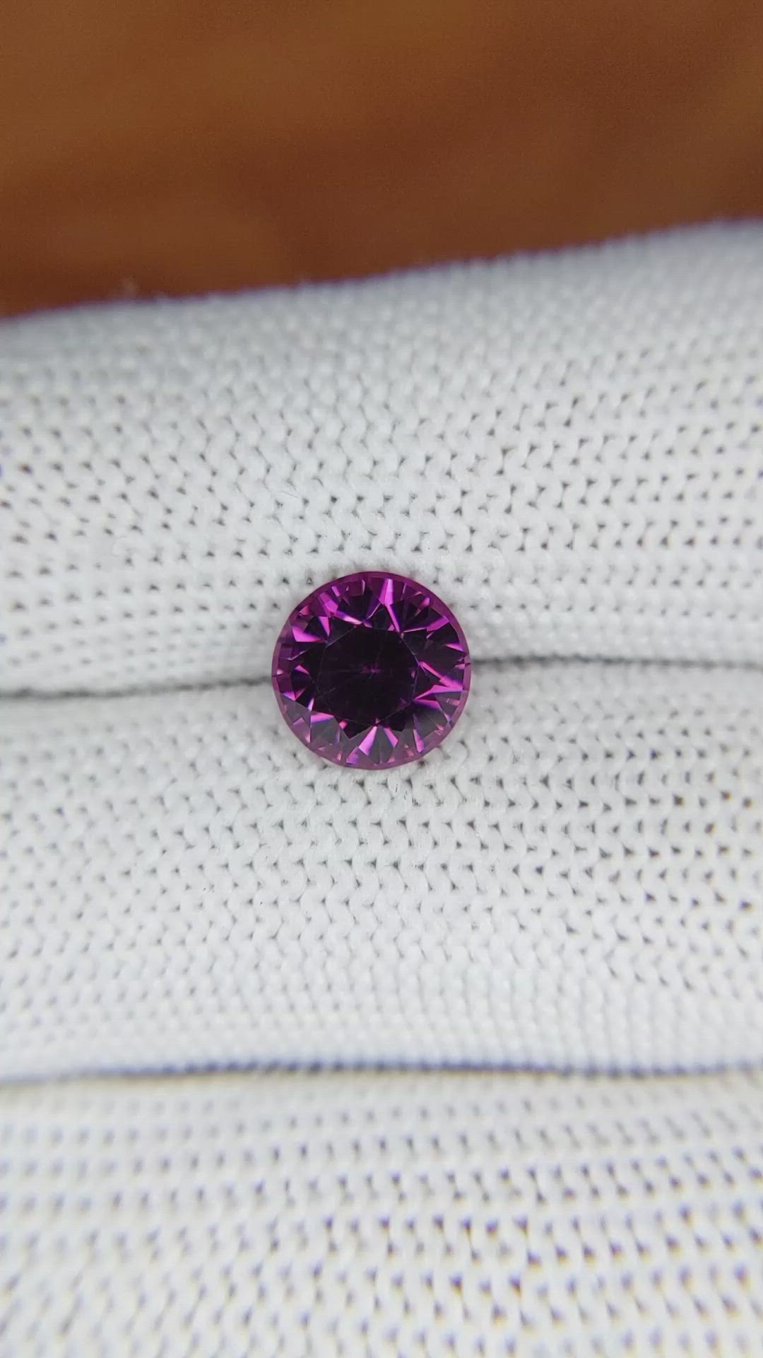 2.43 Ct. Garnet from Ceylon (Sri Lanka) Size Video