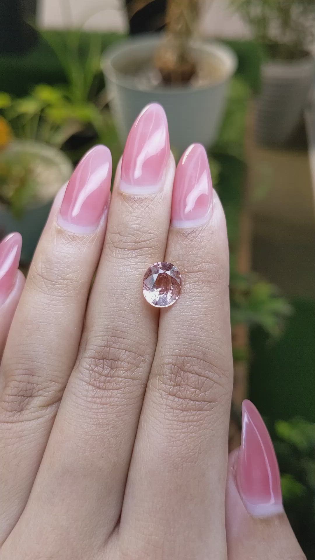 2.27 Ct. Tourmaline from Ceylon (Sri Lanka) Size Video