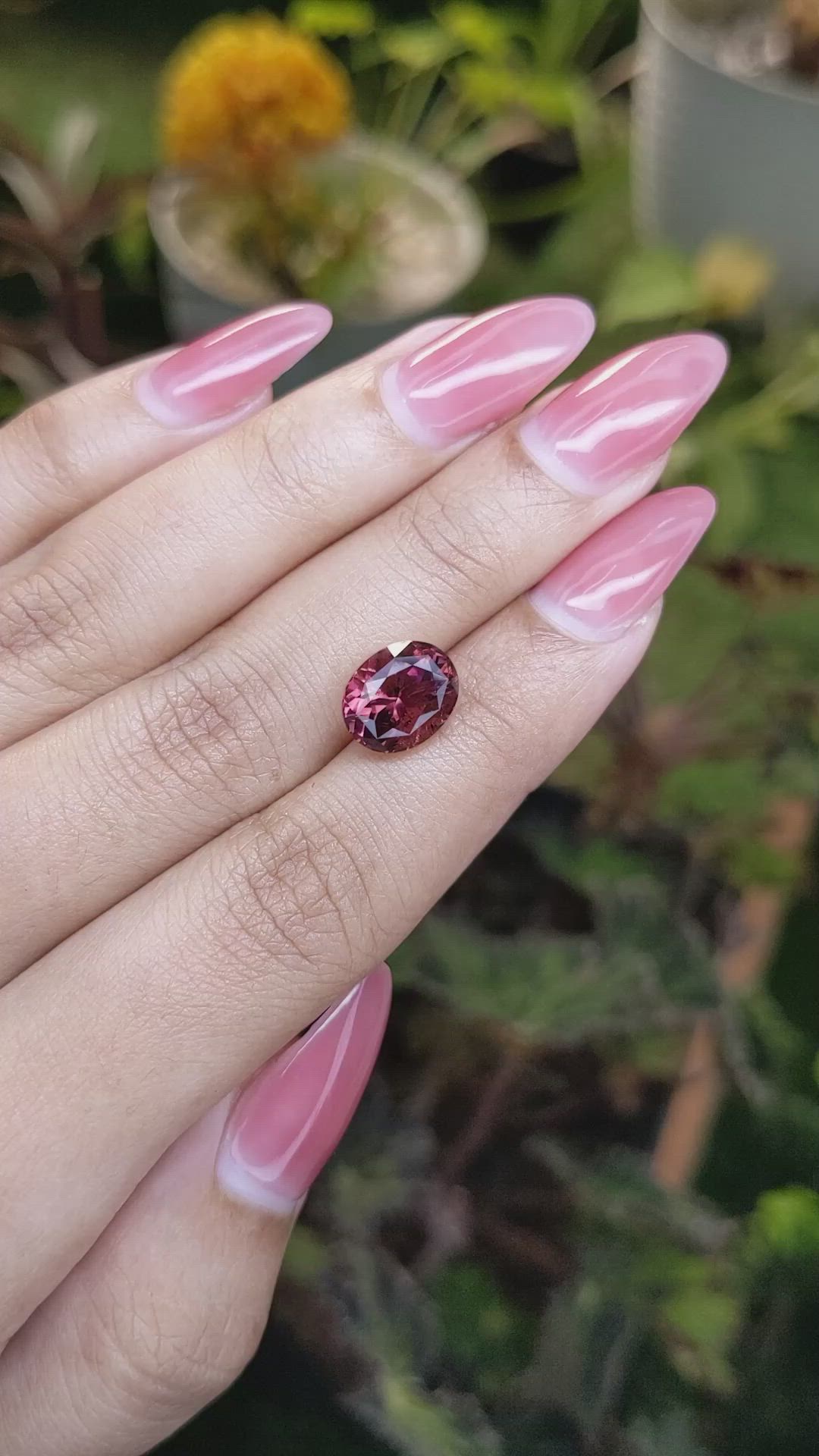 3.76 Ct. Tourmaline from Ceylon (Sri Lanka) Size Video