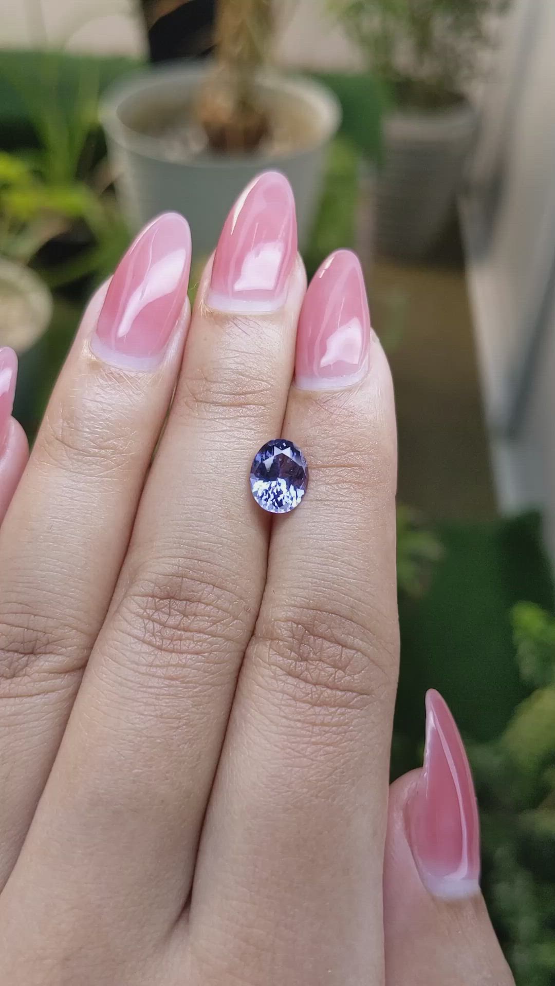 1.62 Ct. Spinel from Ceylon (Sri Lanka) Size Video