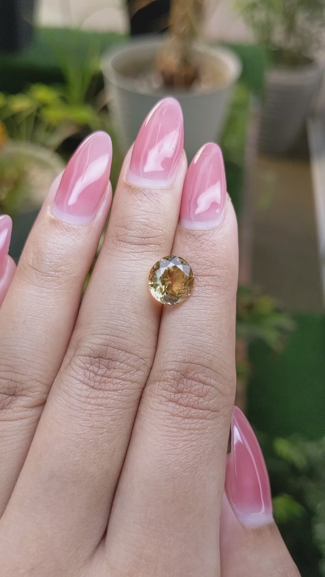 3.54 Ct. Sinhalite from Ceylon (Sri Lanka) Size Video