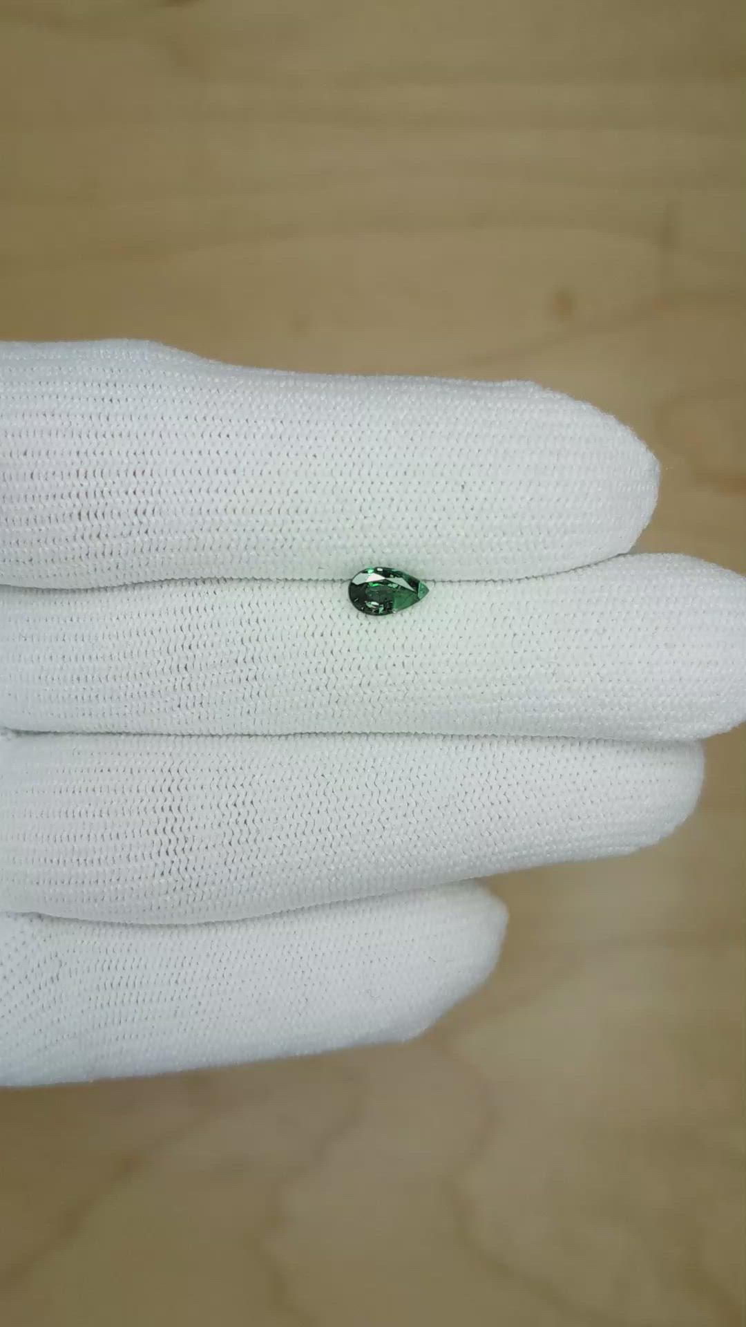 0.50 Ct. Alexandrite from Ceylon (Sri Lanka) Size Video