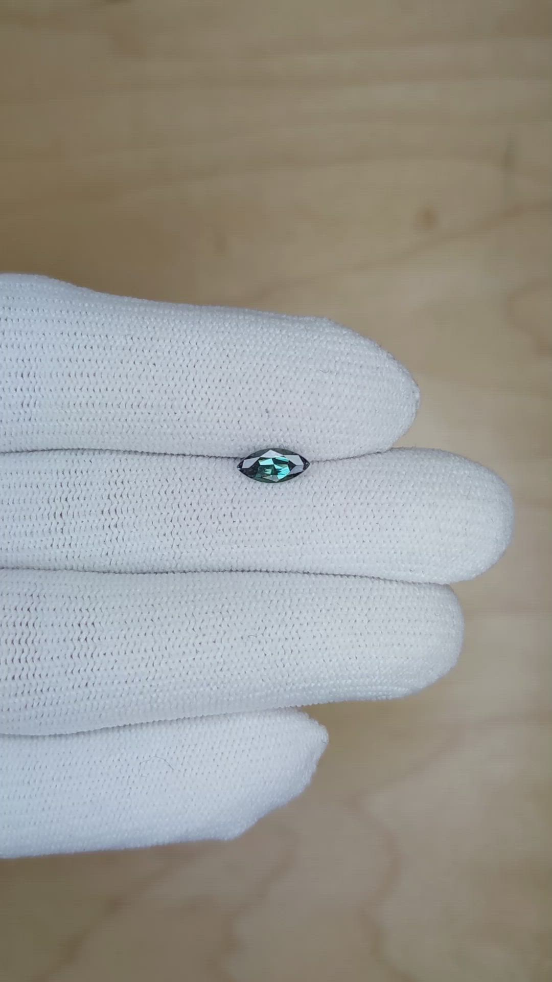 0.53 Ct. Alexandrite from Ceylon (Sri Lanka) Size Video