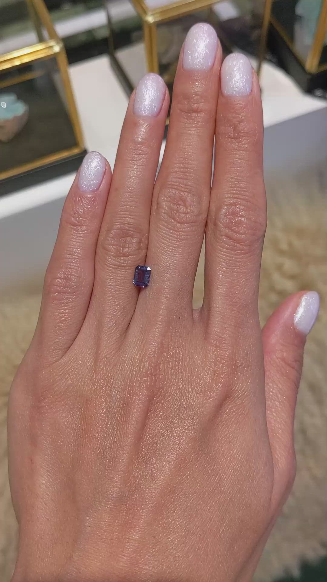 0.76 Ct. Alexandrite from Ceylon (Sri Lanka) Size Video