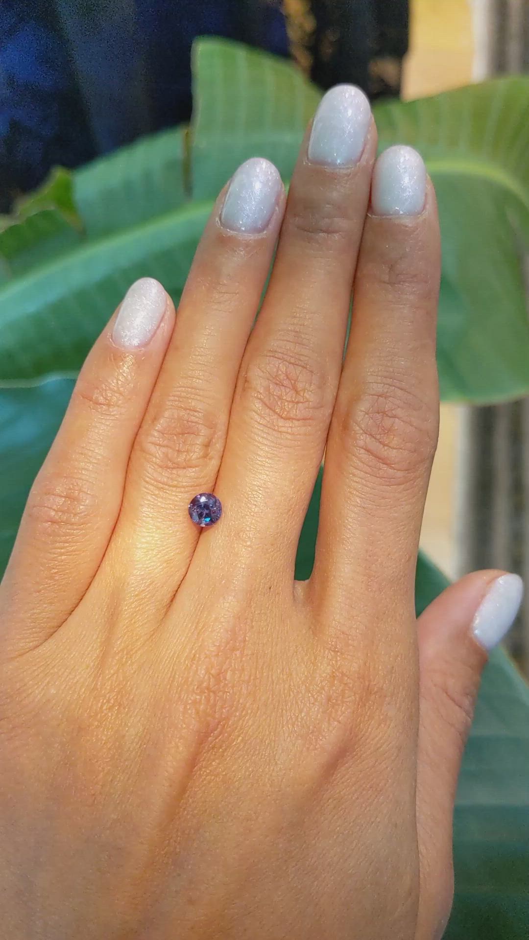 0.71 Ct. Alexandrite from Ceylon (Sri Lanka) Size Video