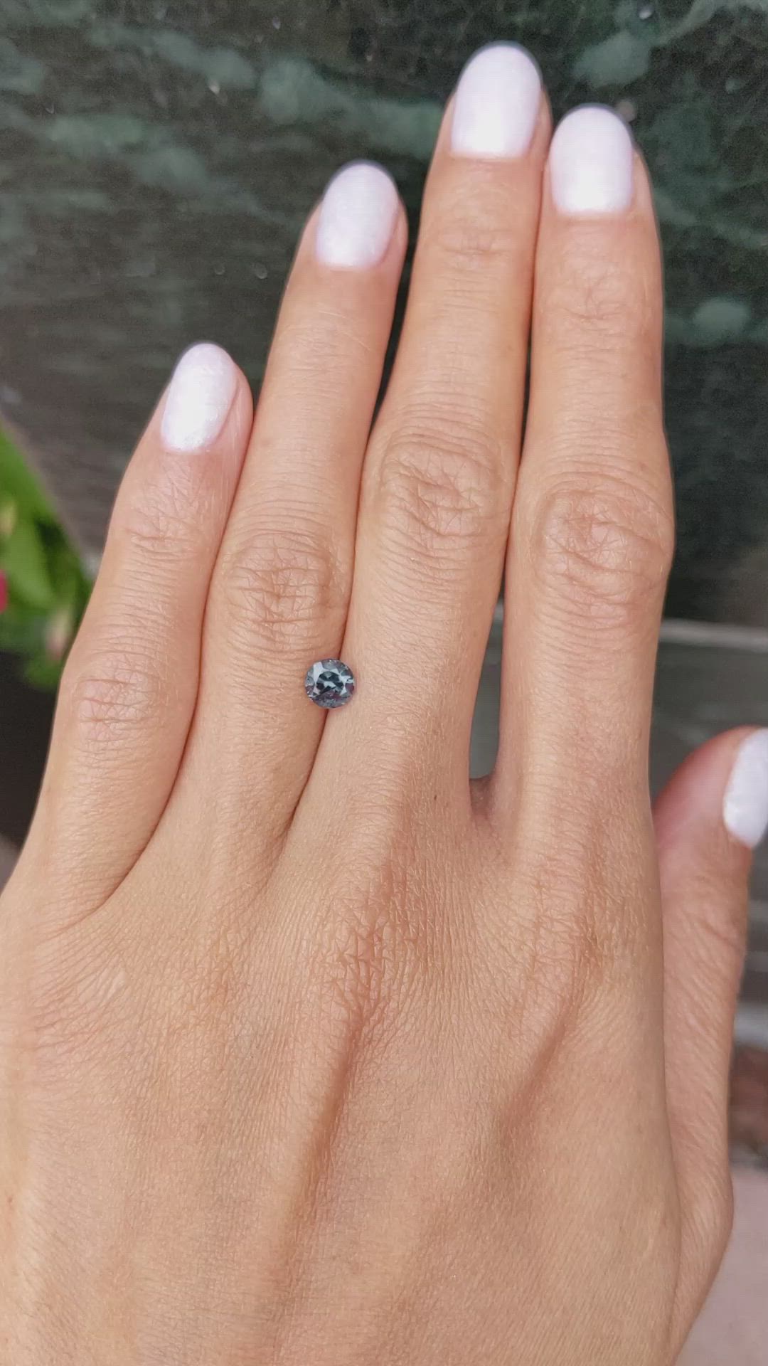 0.71 Ct. Alexandrite from Ceylon (Sri Lanka) Size Video