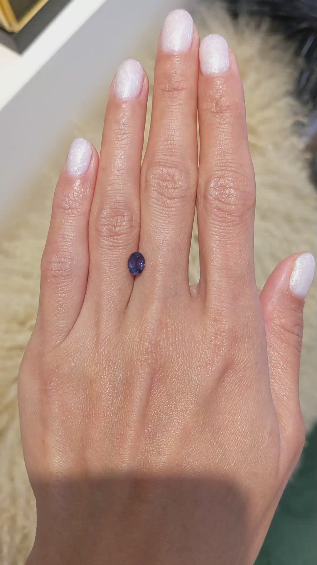 0.78 Ct. Alexandrite from Ceylon (Sri Lanka) Size Video