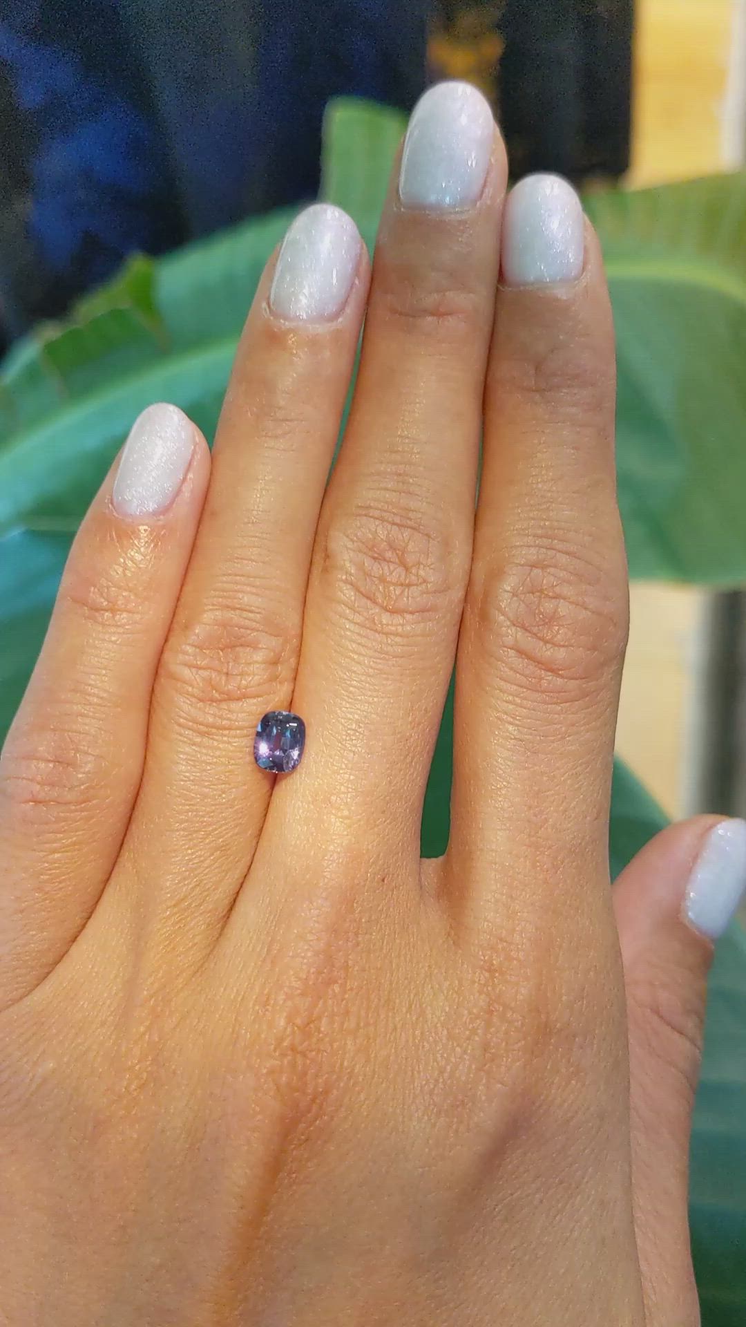 0.71 Ct. Alexandrite from Ceylon (Sri Lanka) Size Video