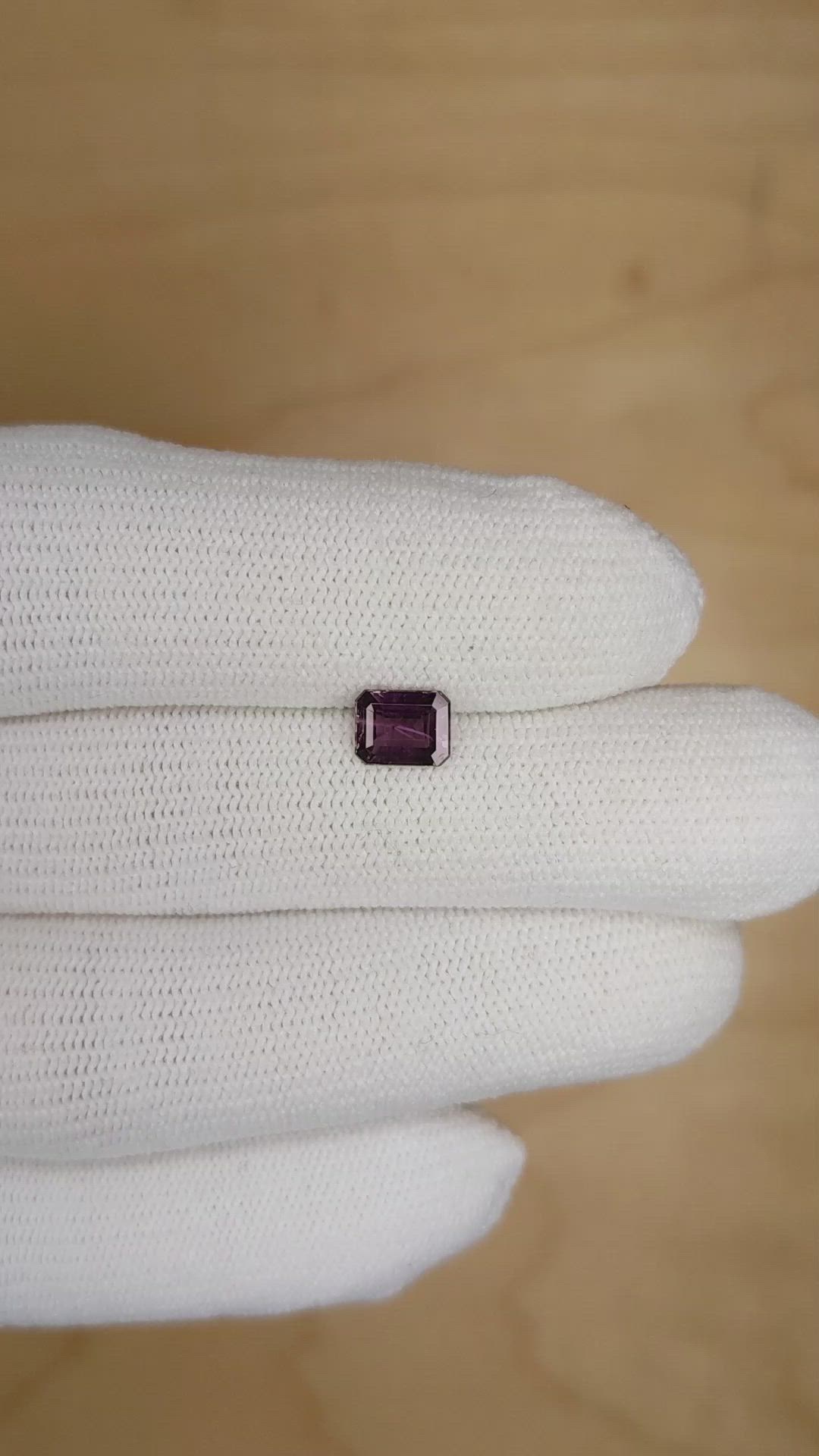 0.85 Ct. Alexandrite from Ceylon (Sri Lanka) Size Video