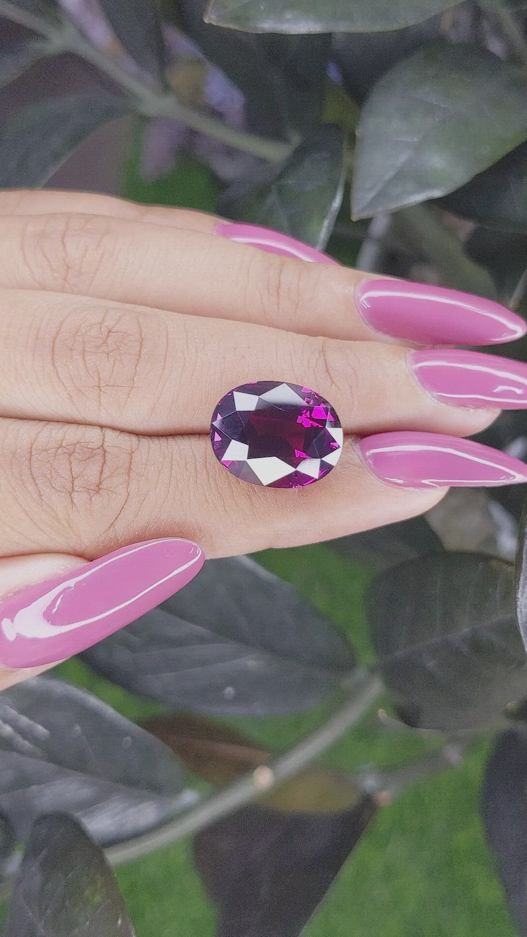 13.56 Ct. Garnet from Tanzania Size Video