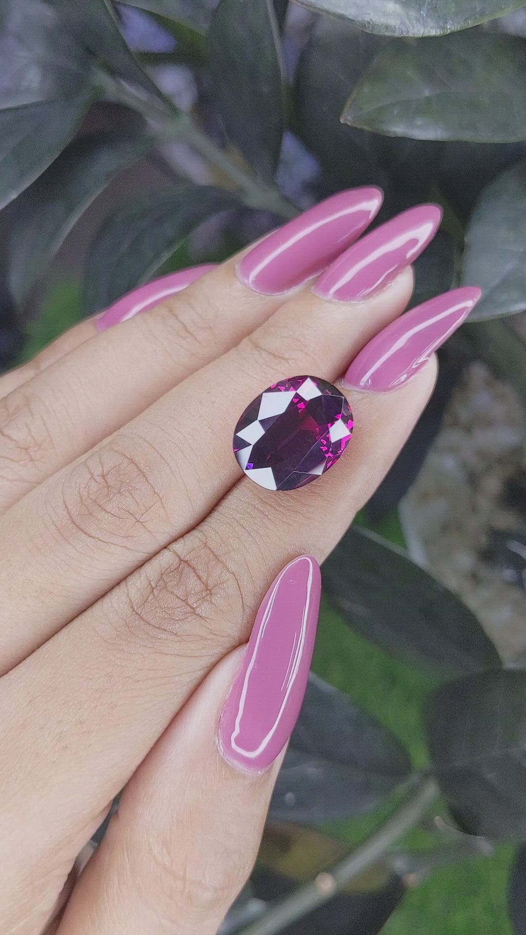 13.56 Ct. Garnet from Tanzania Size Video