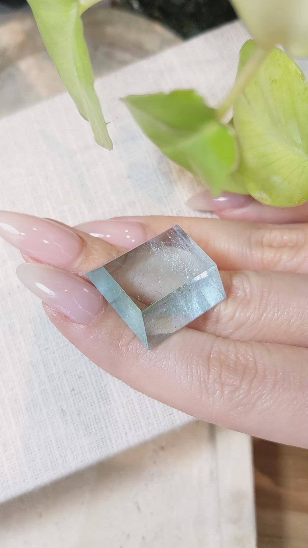 46.80 Ct. Aquamarine from Brazil Size Video