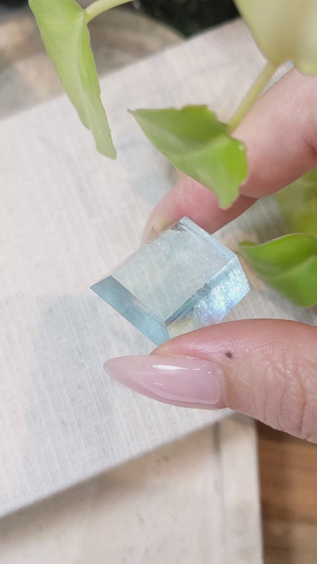 46.80 Ct. Aquamarine from Brazil Size Video