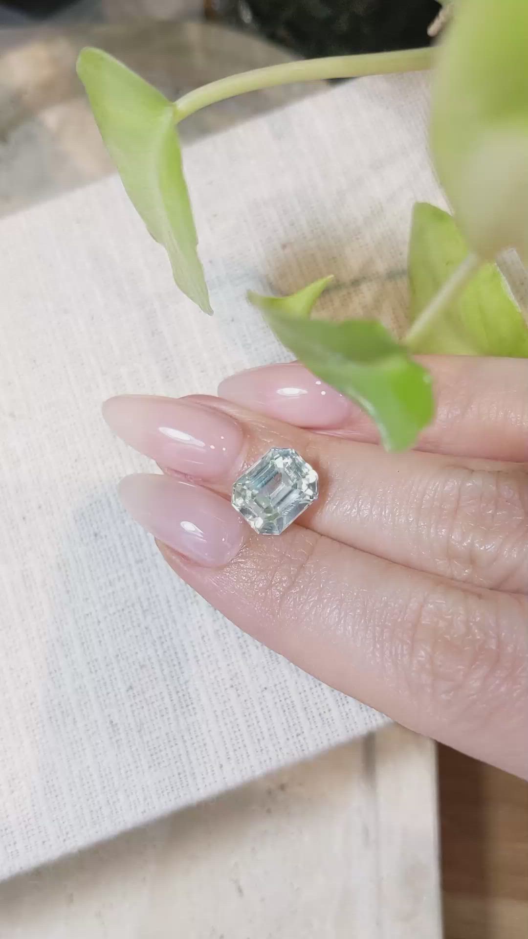 7.10 Ct. Zircon from Cambodia Size Video