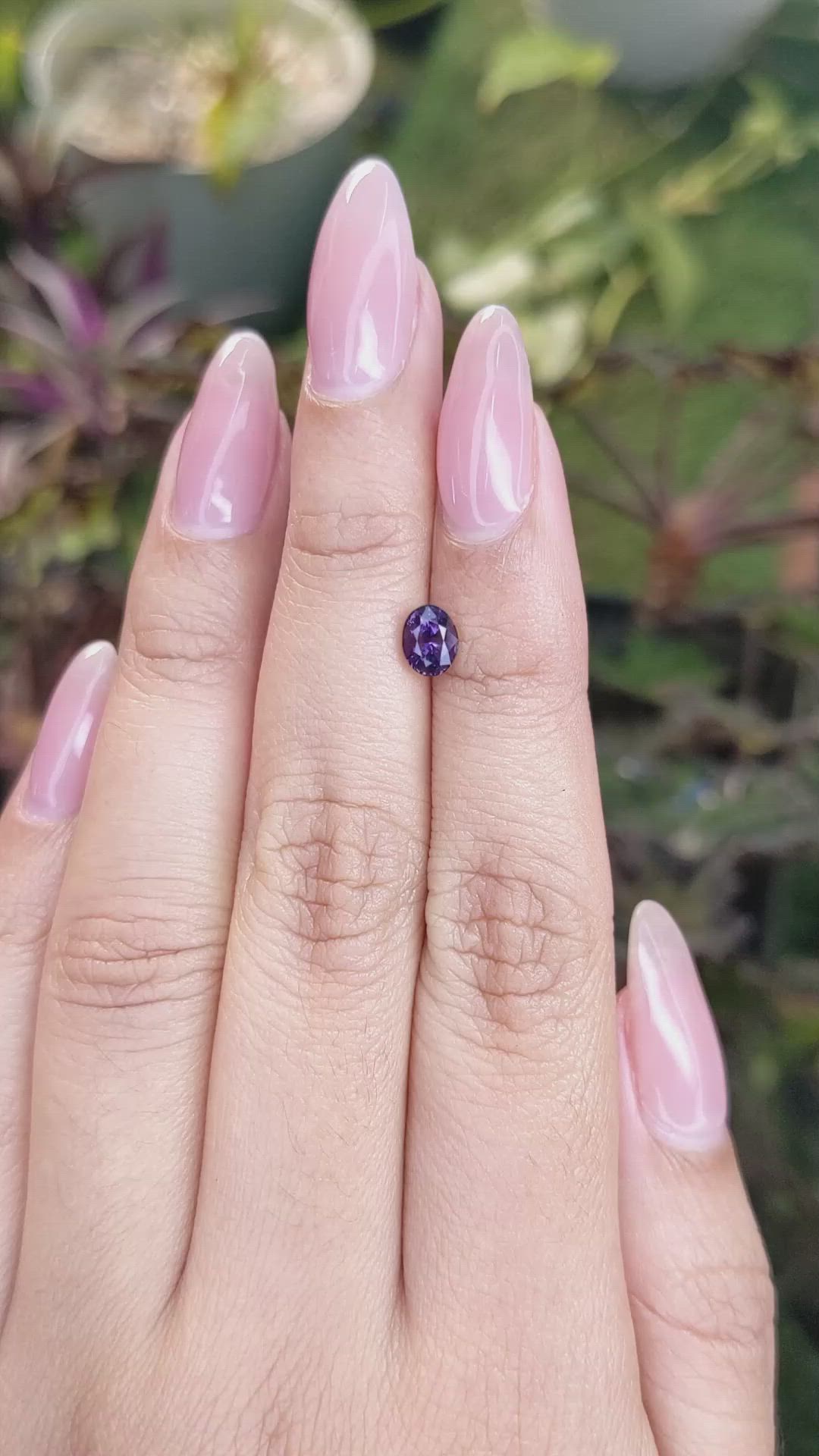 0.83 Ct. Spinel from Ceylon (Sri Lanka) Size Video