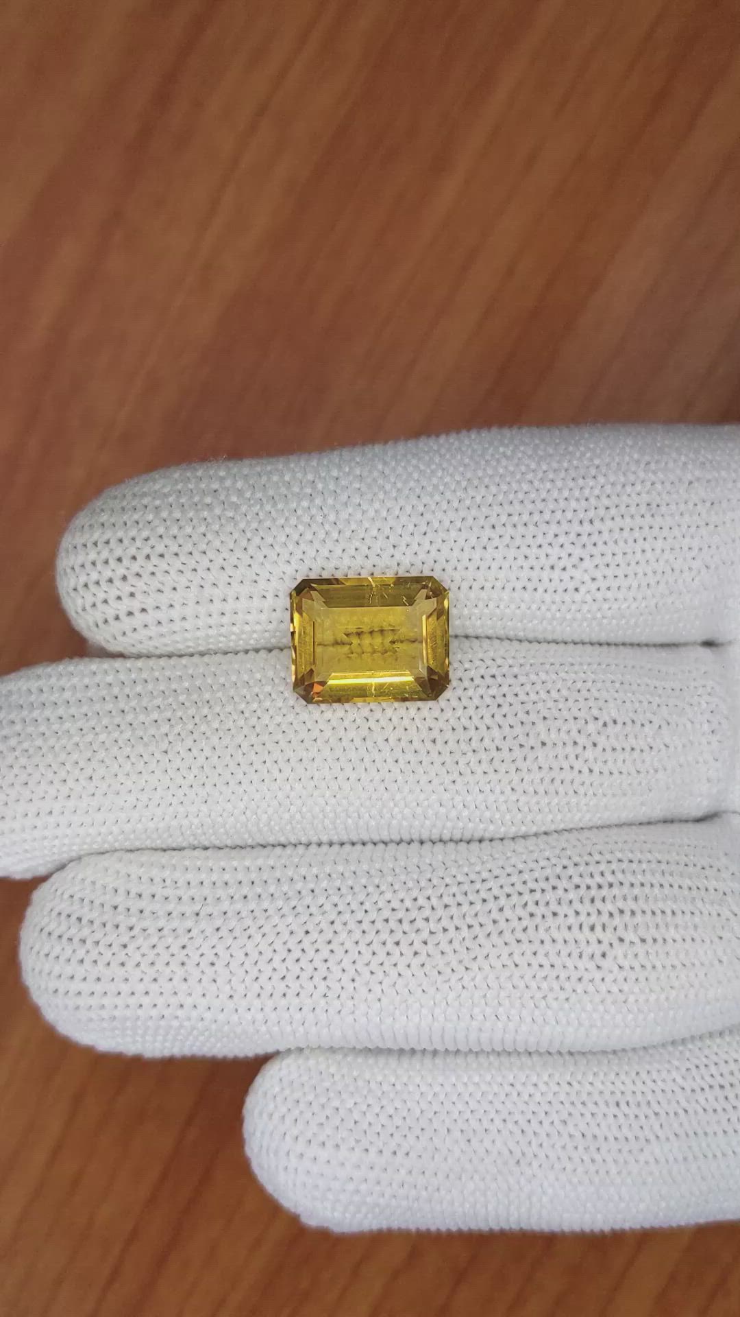 6.01 Ct. Citrine from Brazil Size Video