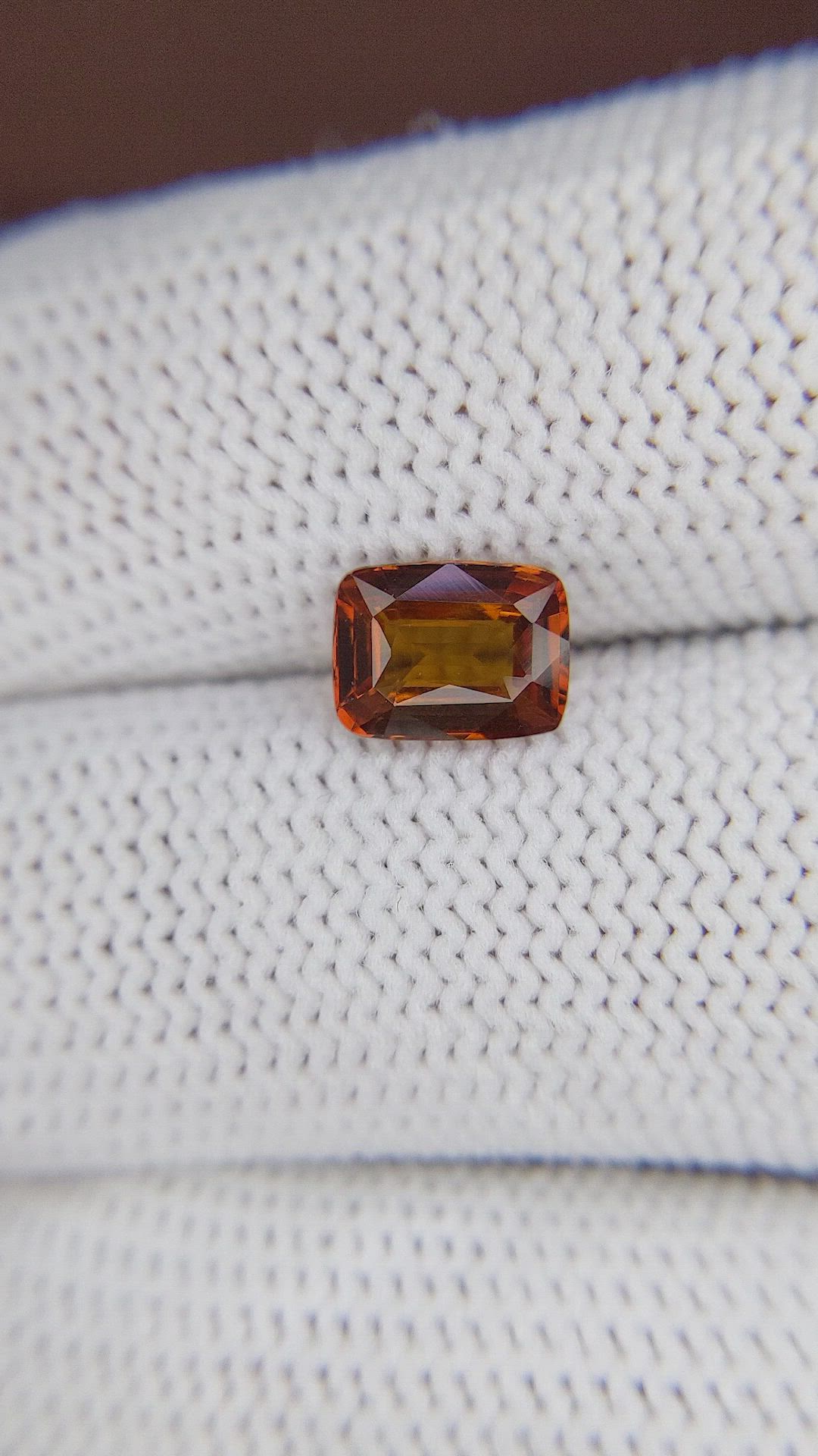 1.54 Ct. Spessartite Garnet from Madagascar Size Video