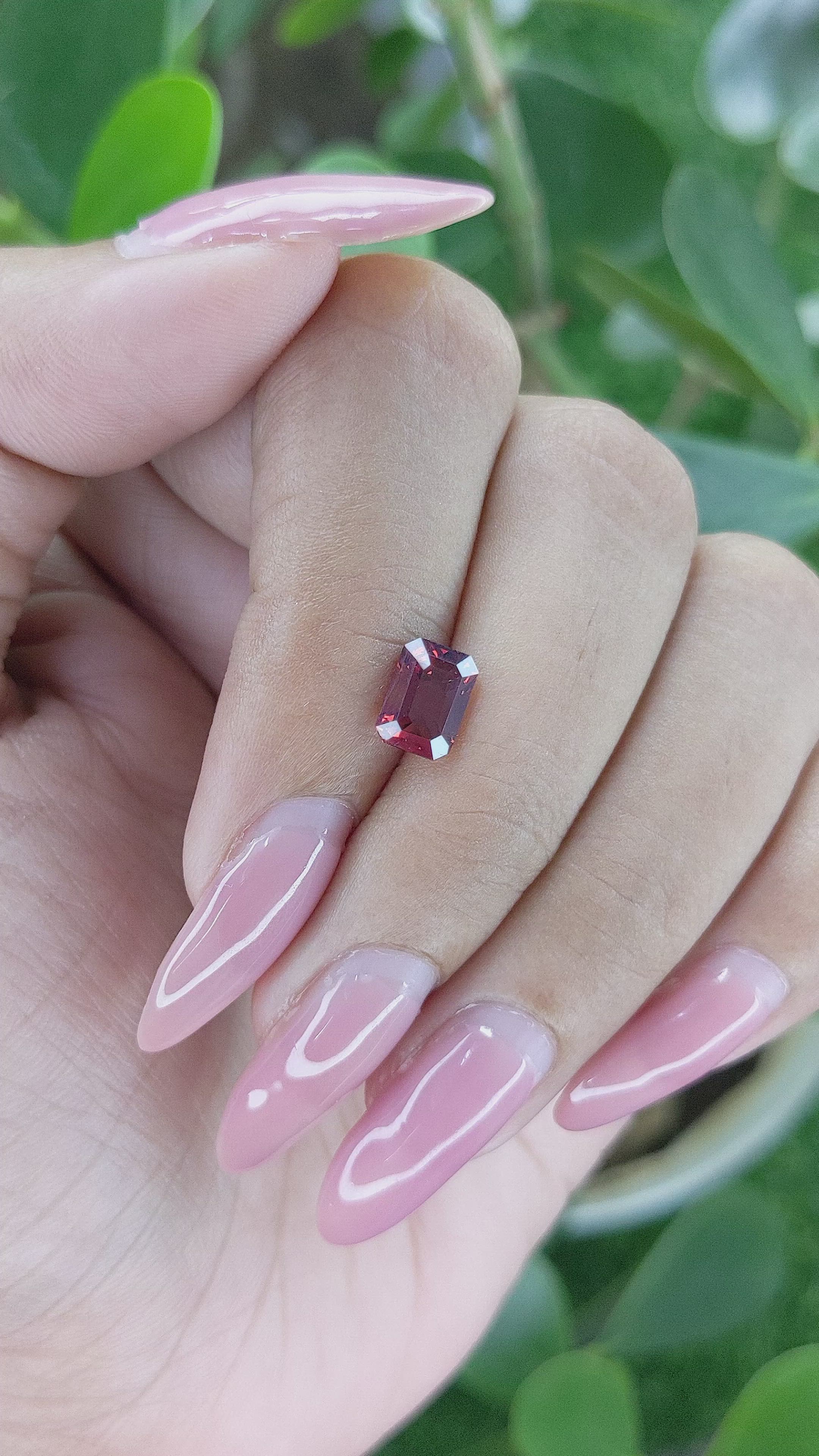 1.75 Ct. Spessartite Garnet from Madagascar Size Video