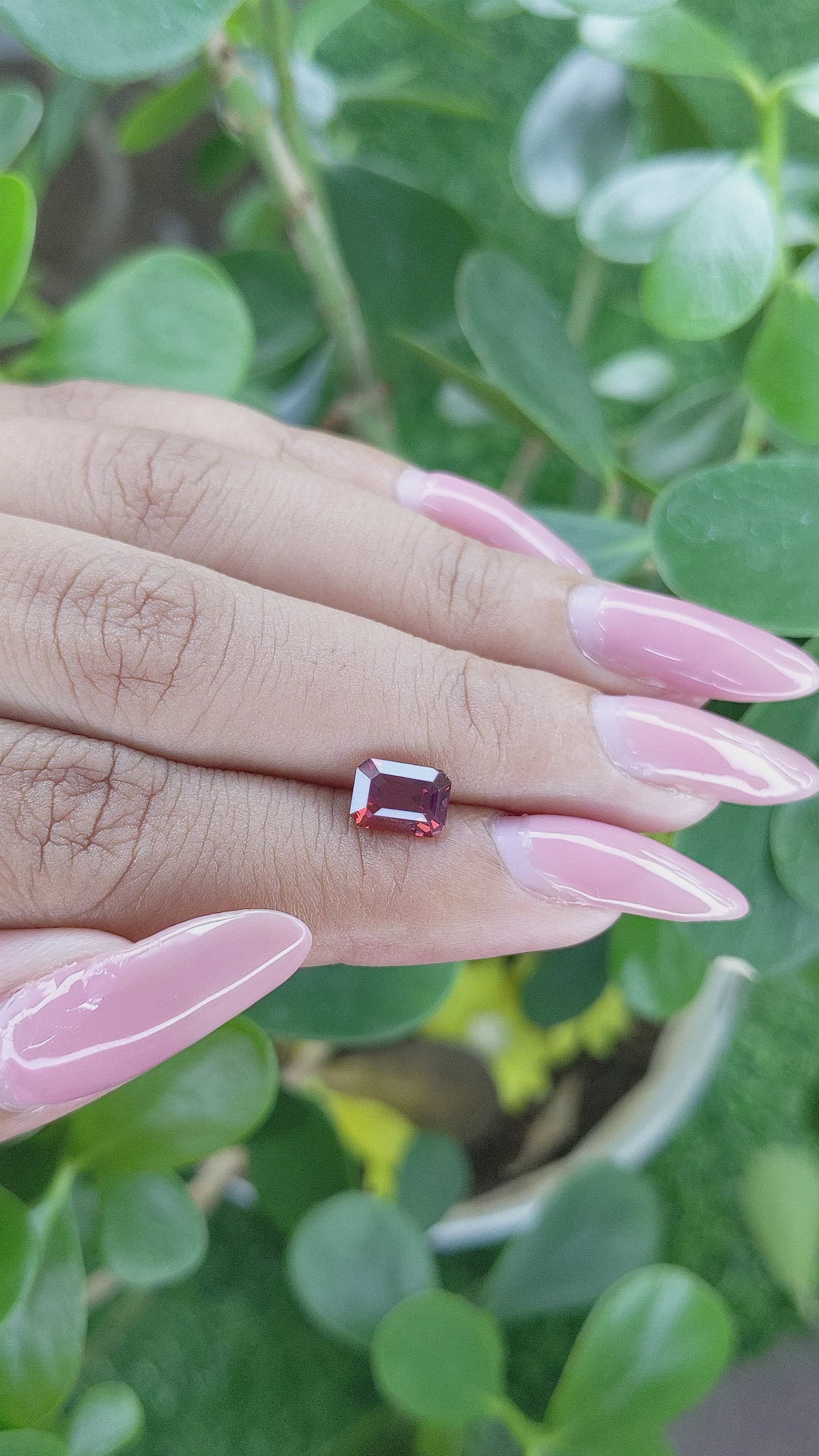 1.75 Ct. Spessartite Garnet from Madagascar Size Video