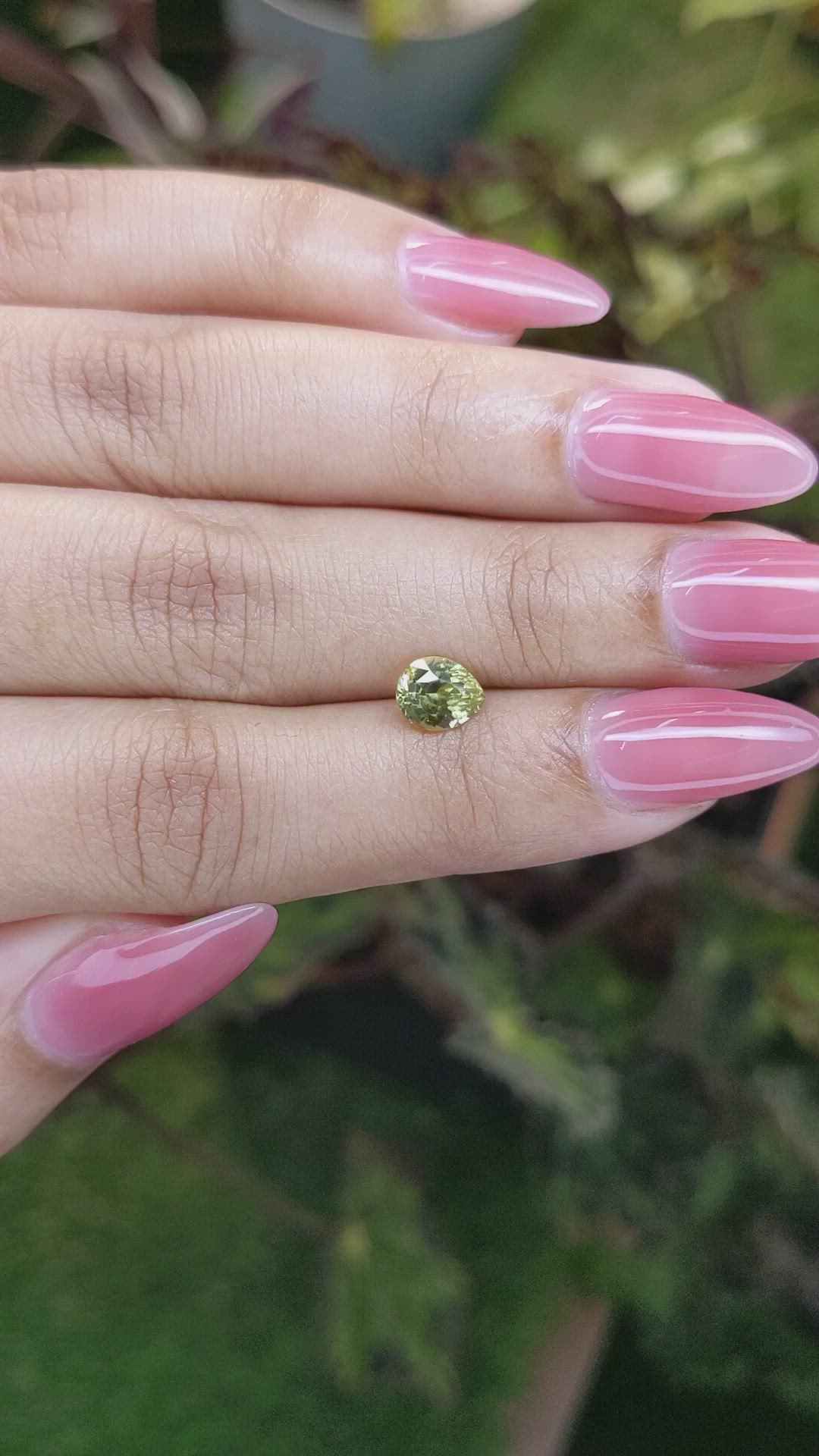 1.12 Ct. Chrysoberyl from Ceylon (Sri Lanka) Size Video