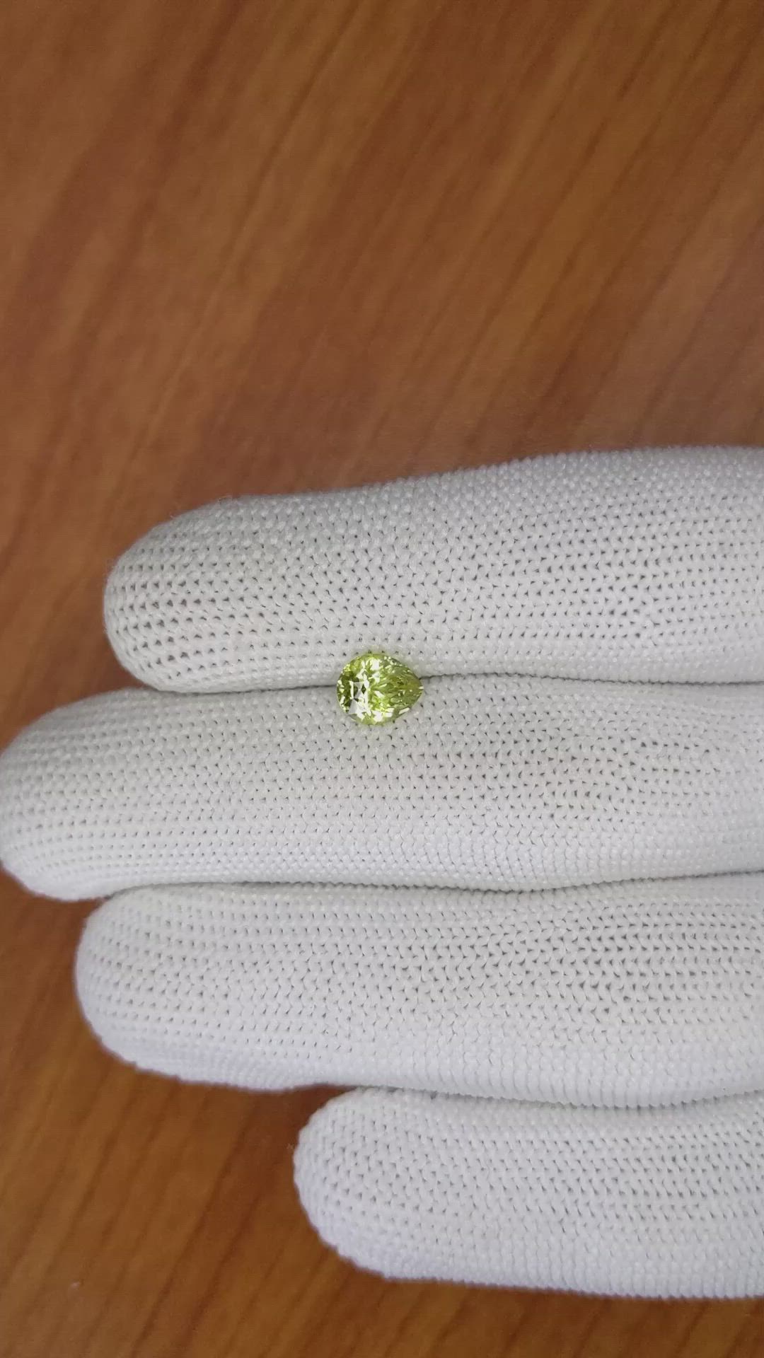 1.12 Ct. Chrysoberyl from Ceylon (Sri Lanka) Size Video