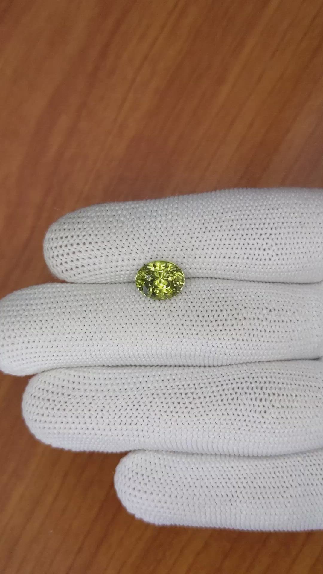 3.51 Ct. Chrysoberyl from Ceylon (Sri Lanka) Size Video